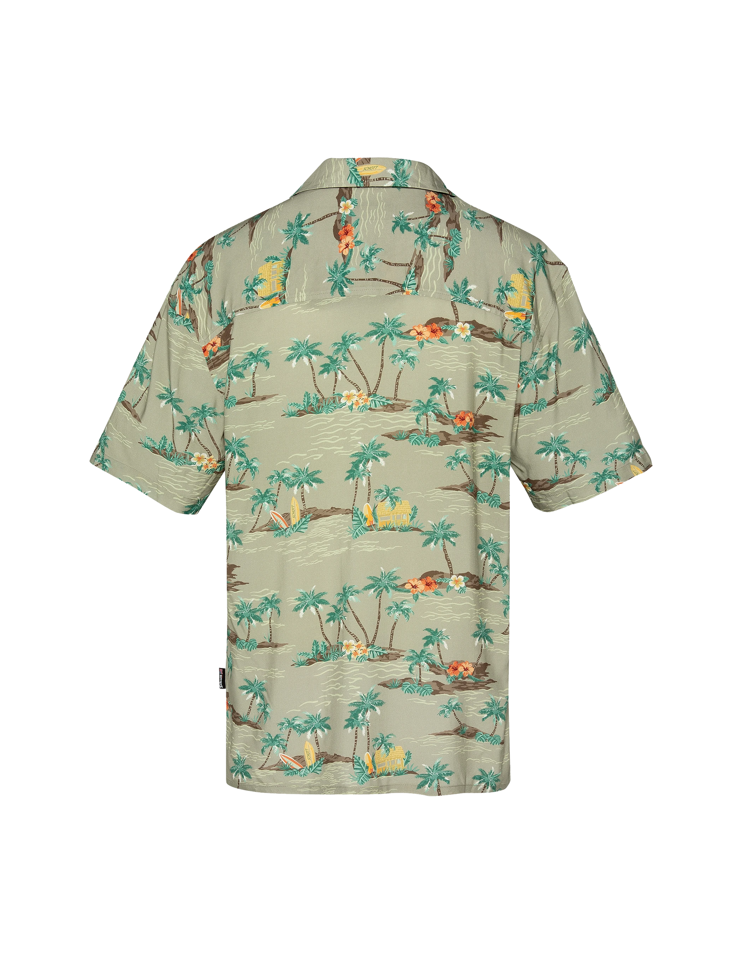 Chemisette lègere hawaienne sage