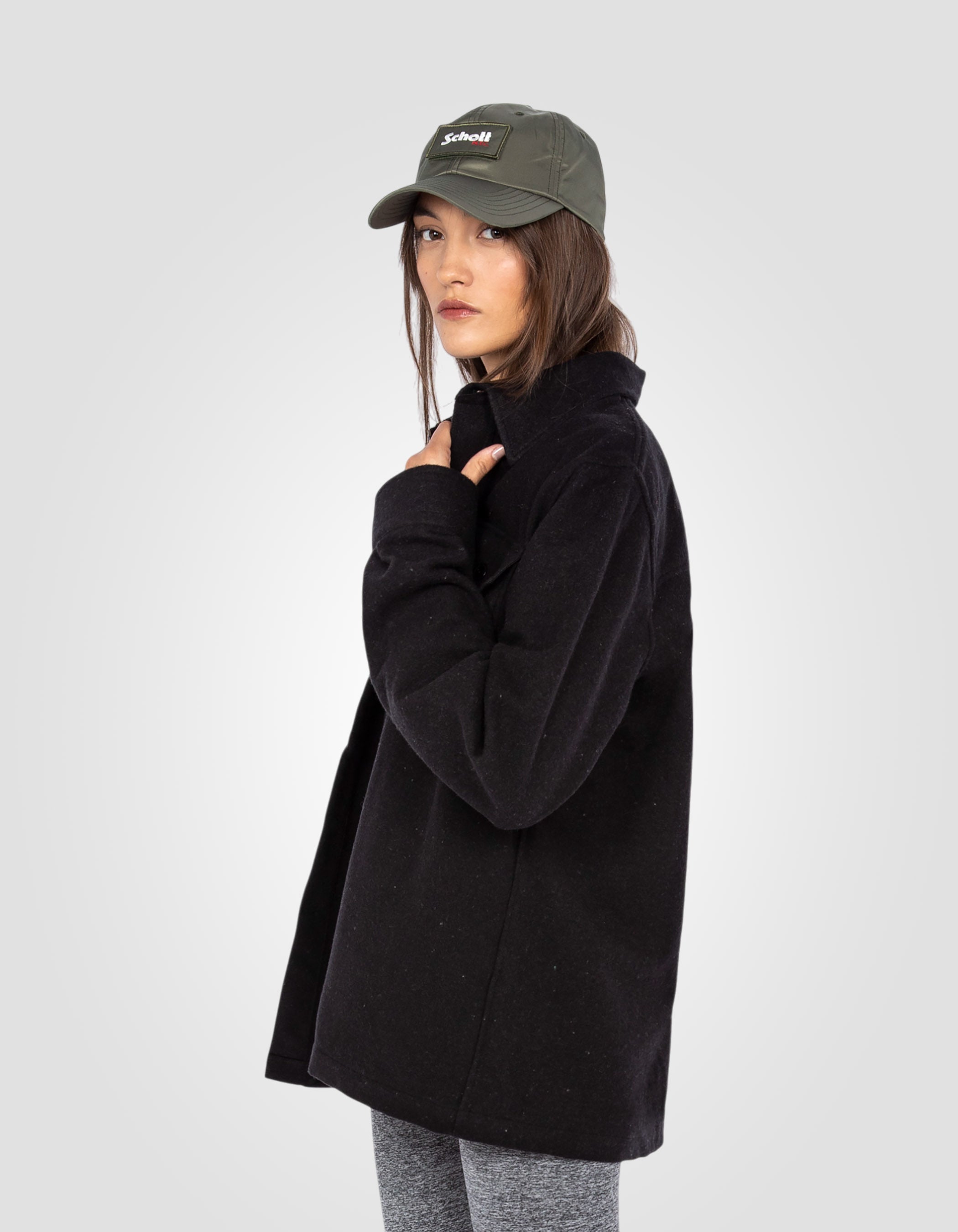 Surchemise boutonnée noire-4