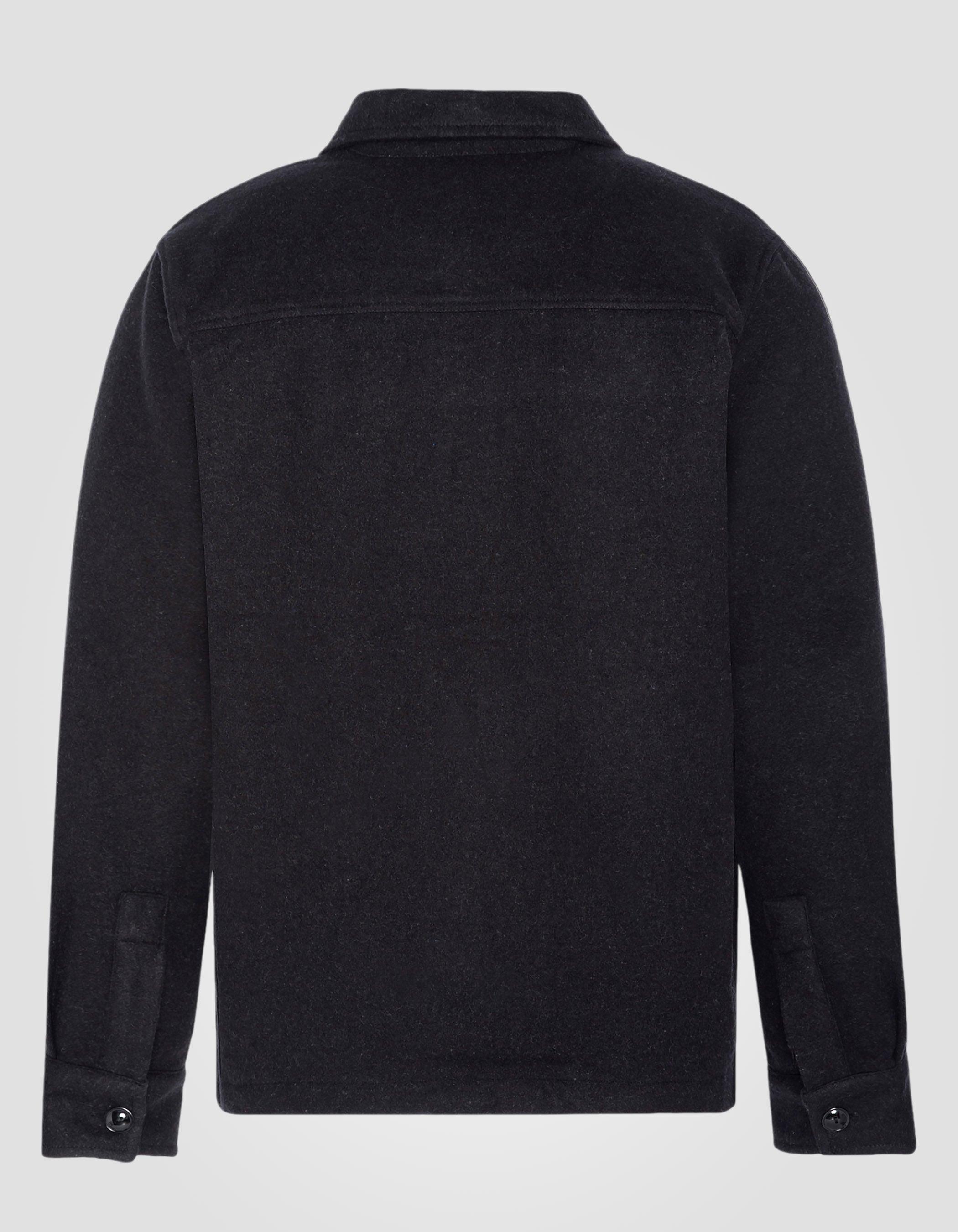 Surchemise boutonnée noire-8