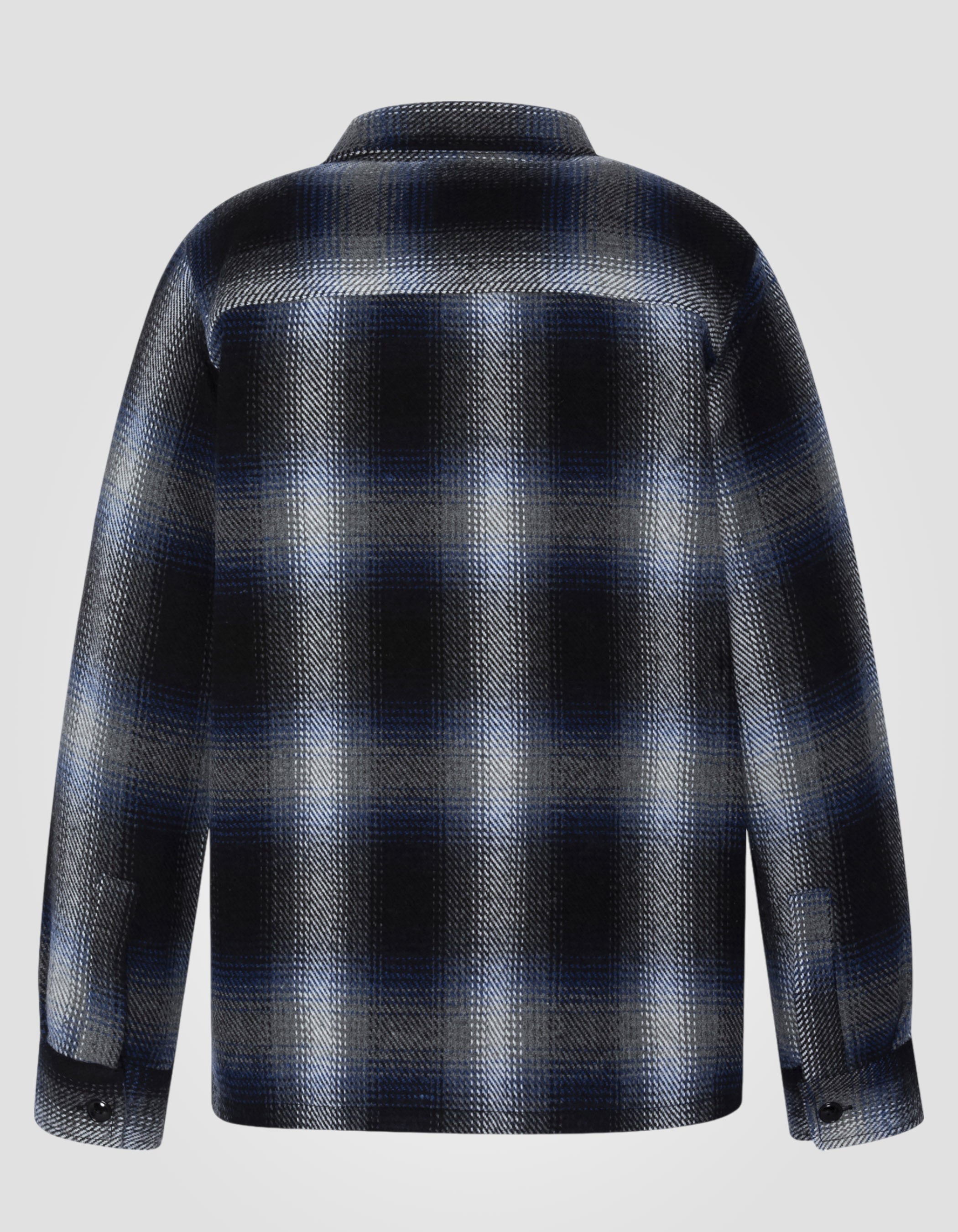 Surchemise à carreaux bleus-7