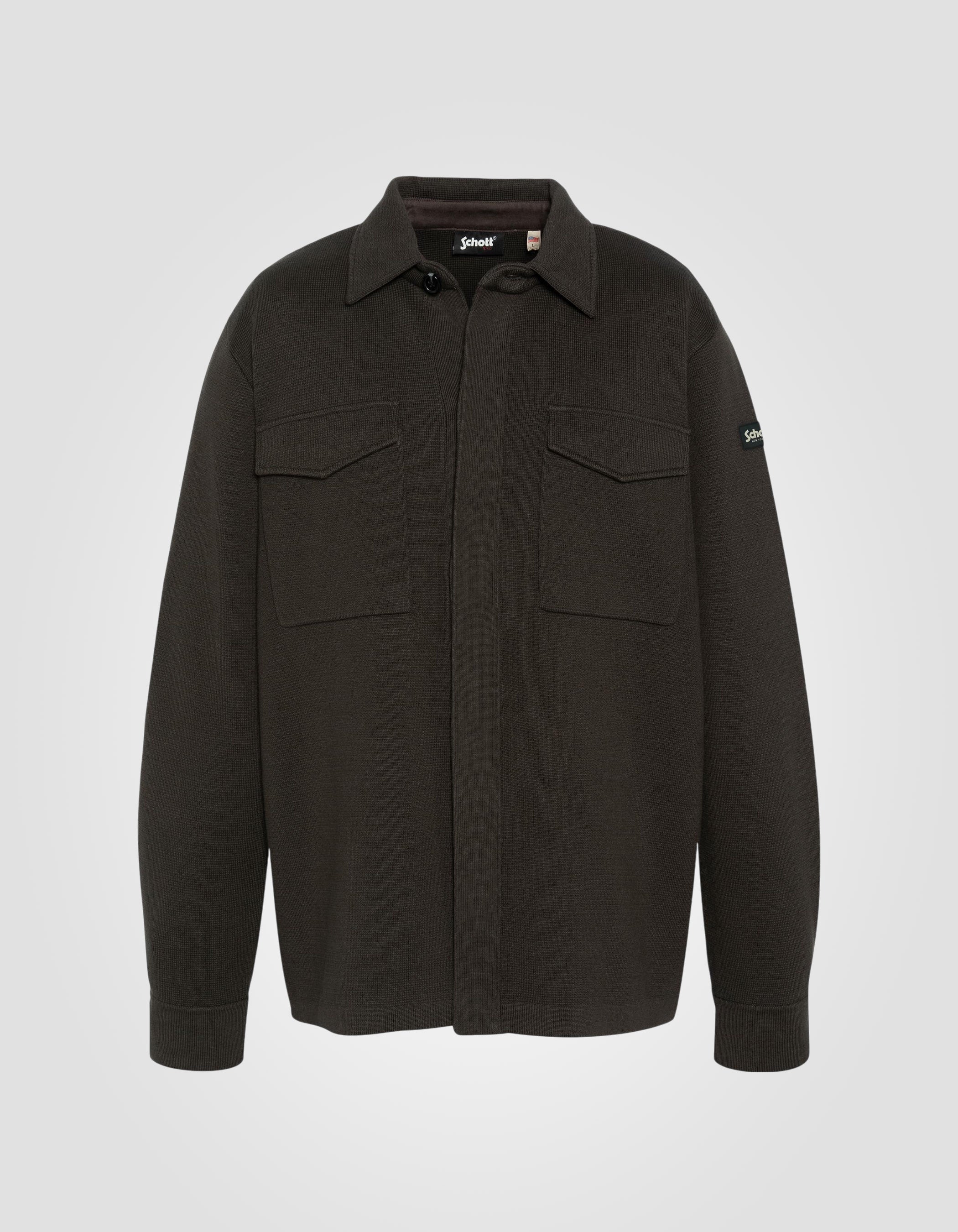 Surchemise kaki foncé-2