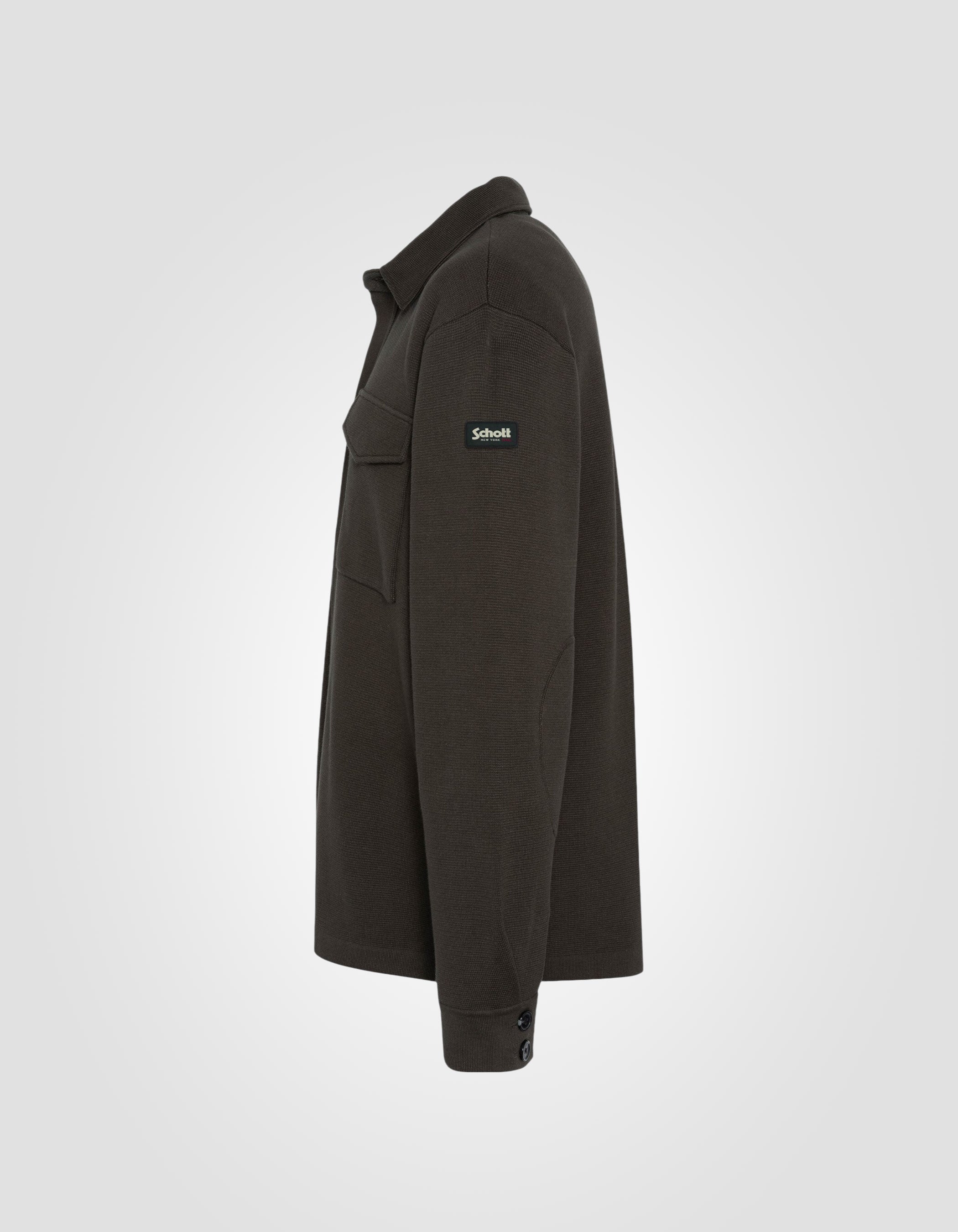 Surchemise kaki foncé-5