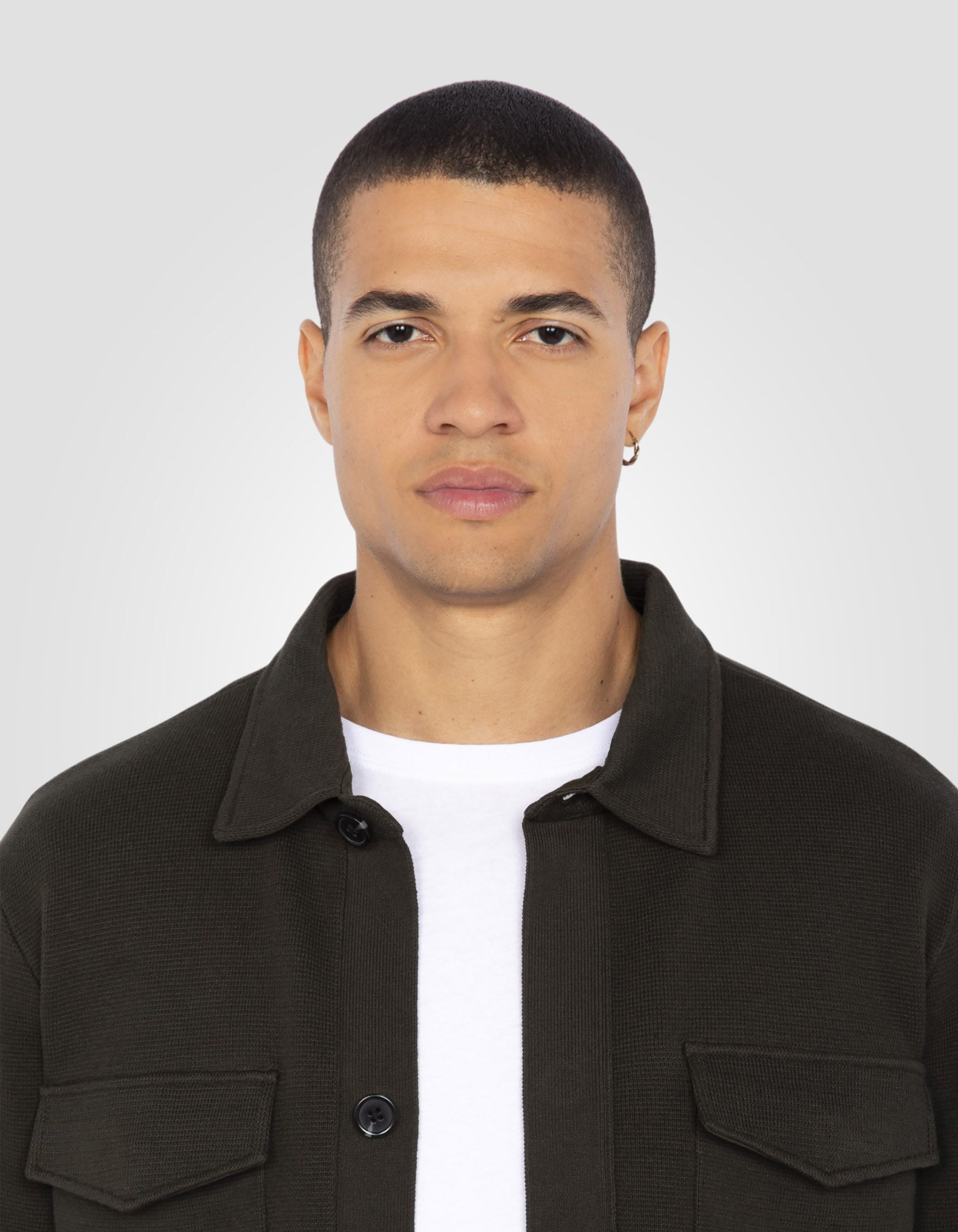 Surchemise kaki foncé-4