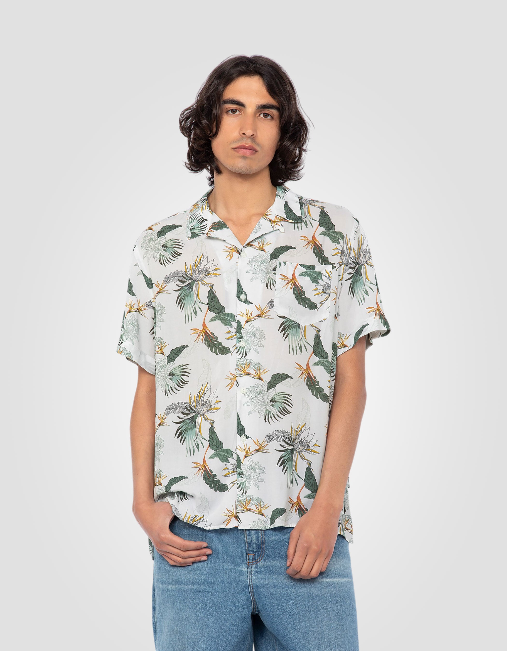 Camicia bianca hawaiana - Main Image