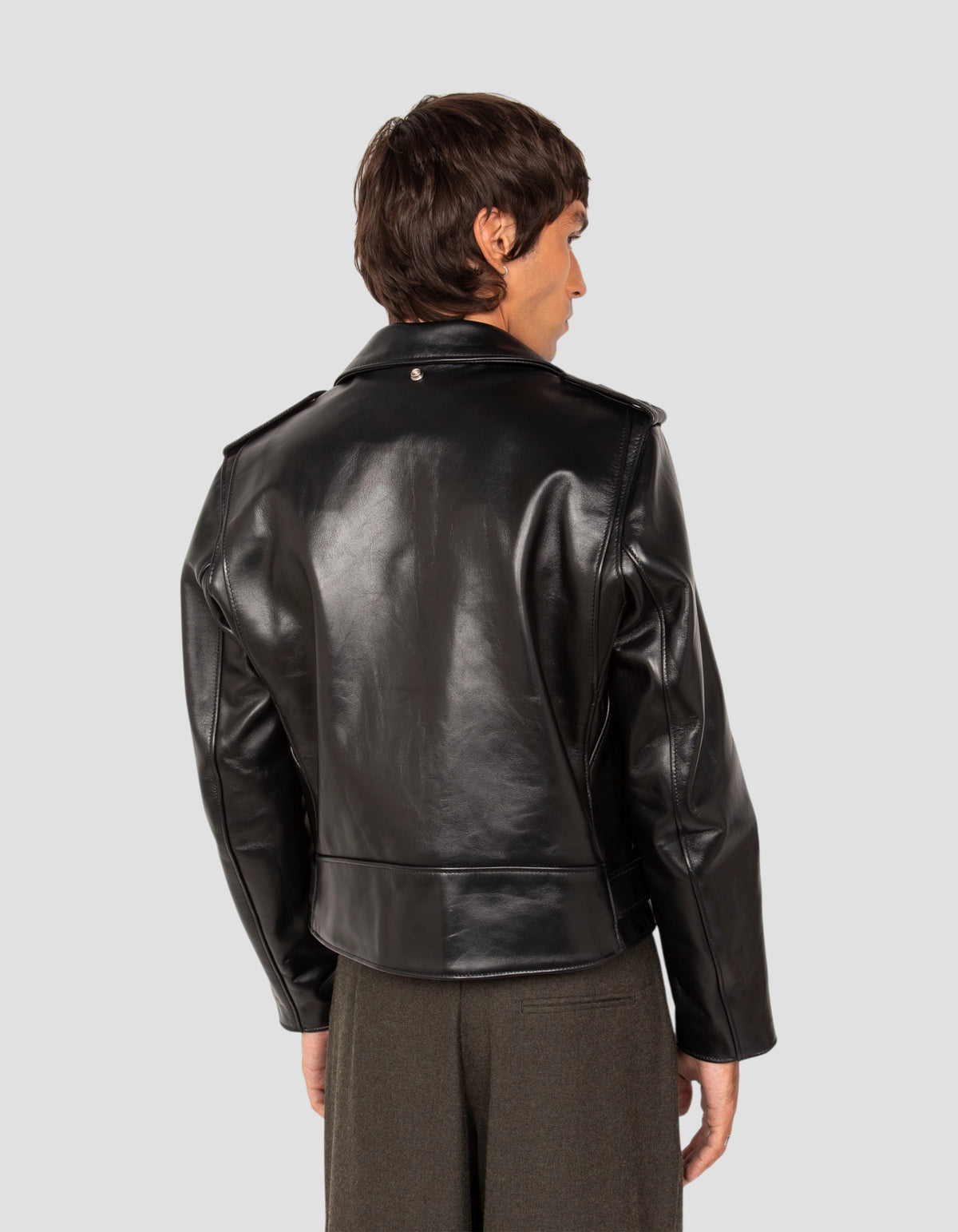 Chaqueta de moto negra Perfecto® “Born to Ride – Two Star”