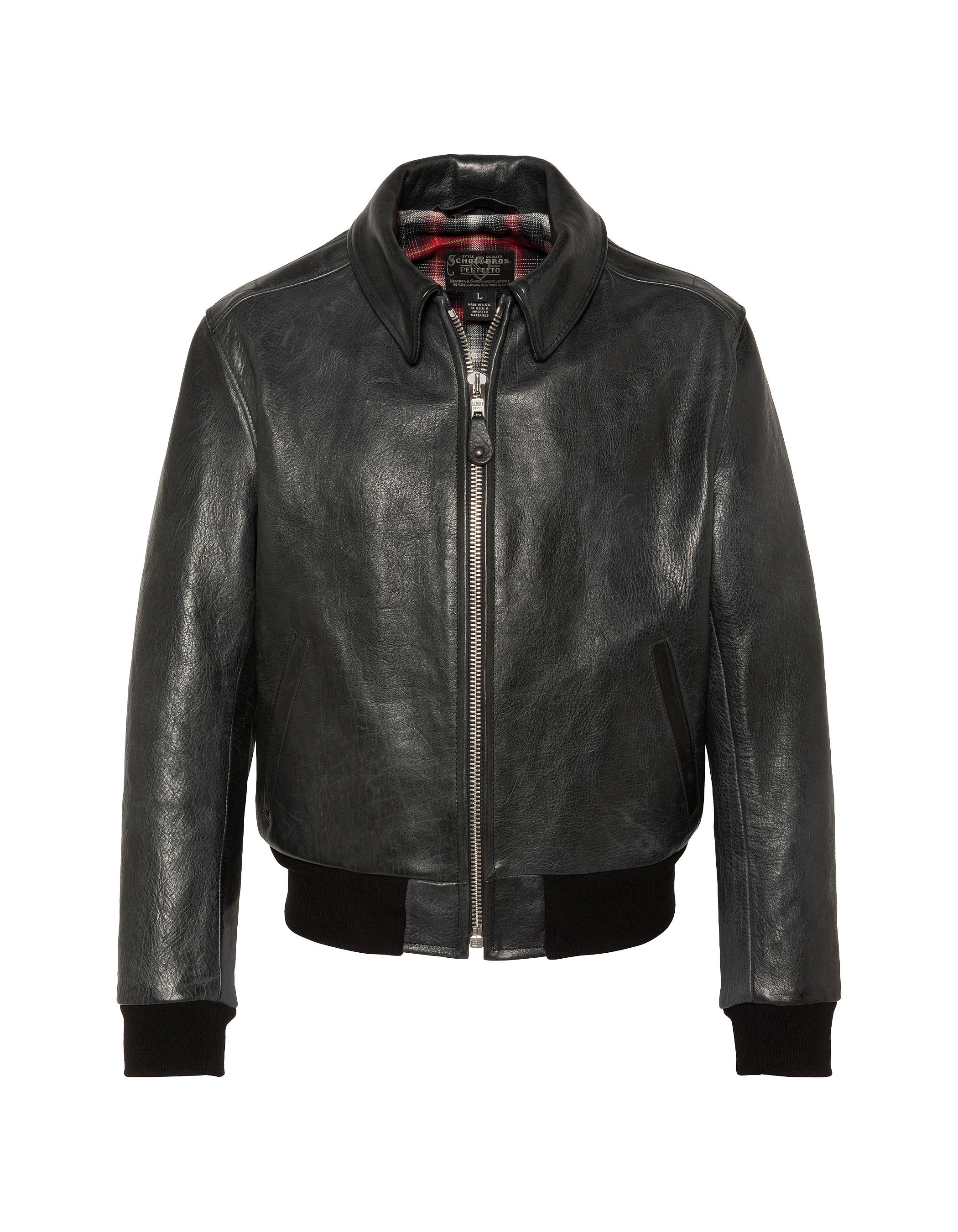 Cazadora bomber negra “Asbury Park”-2