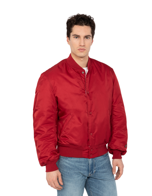 Blouson urban rouge foncé oversize