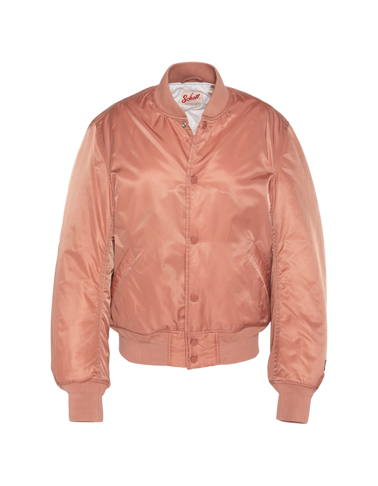 Giacca urbana oversize rosa cipria
