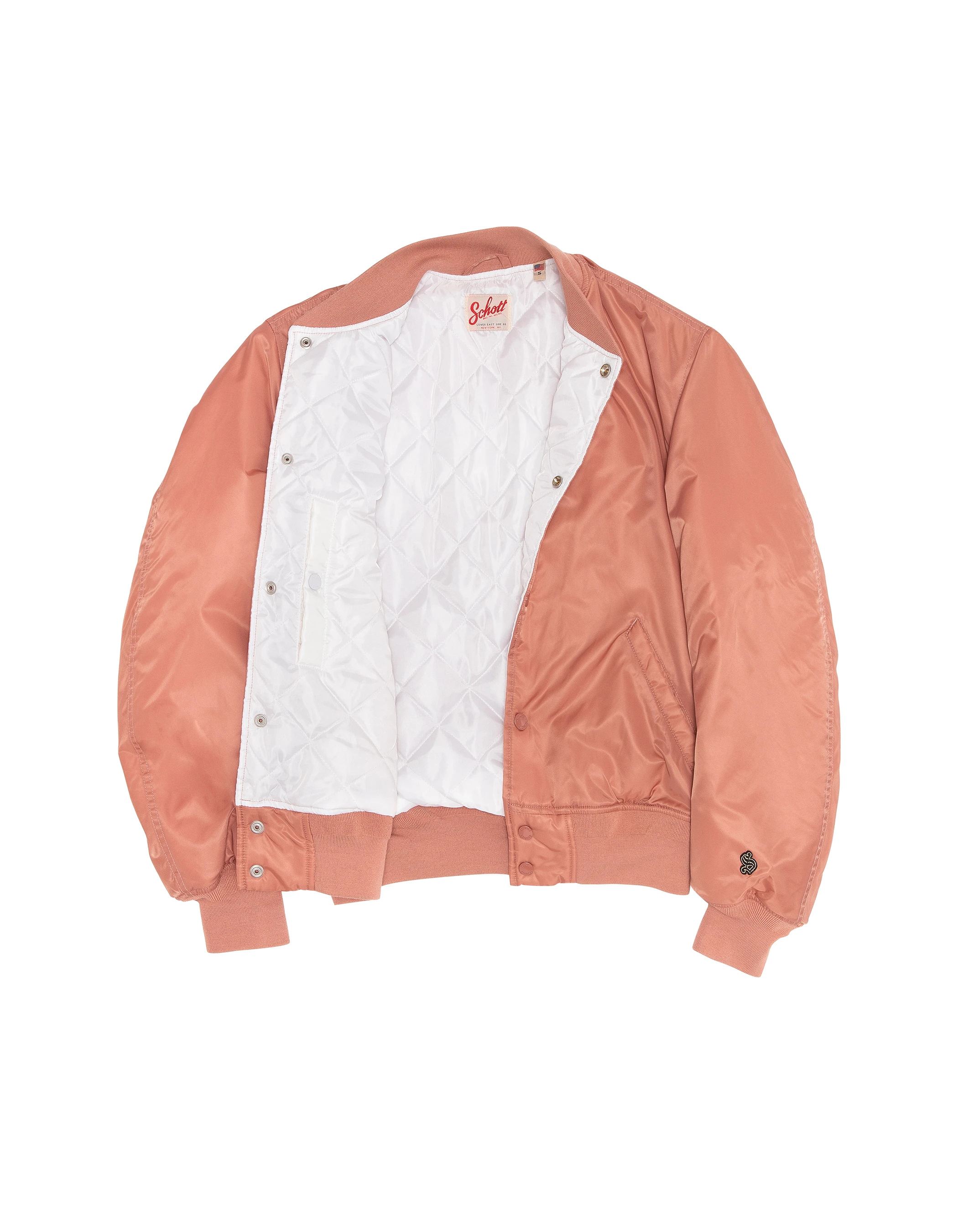 Blouson urban rose poudré oversize-3