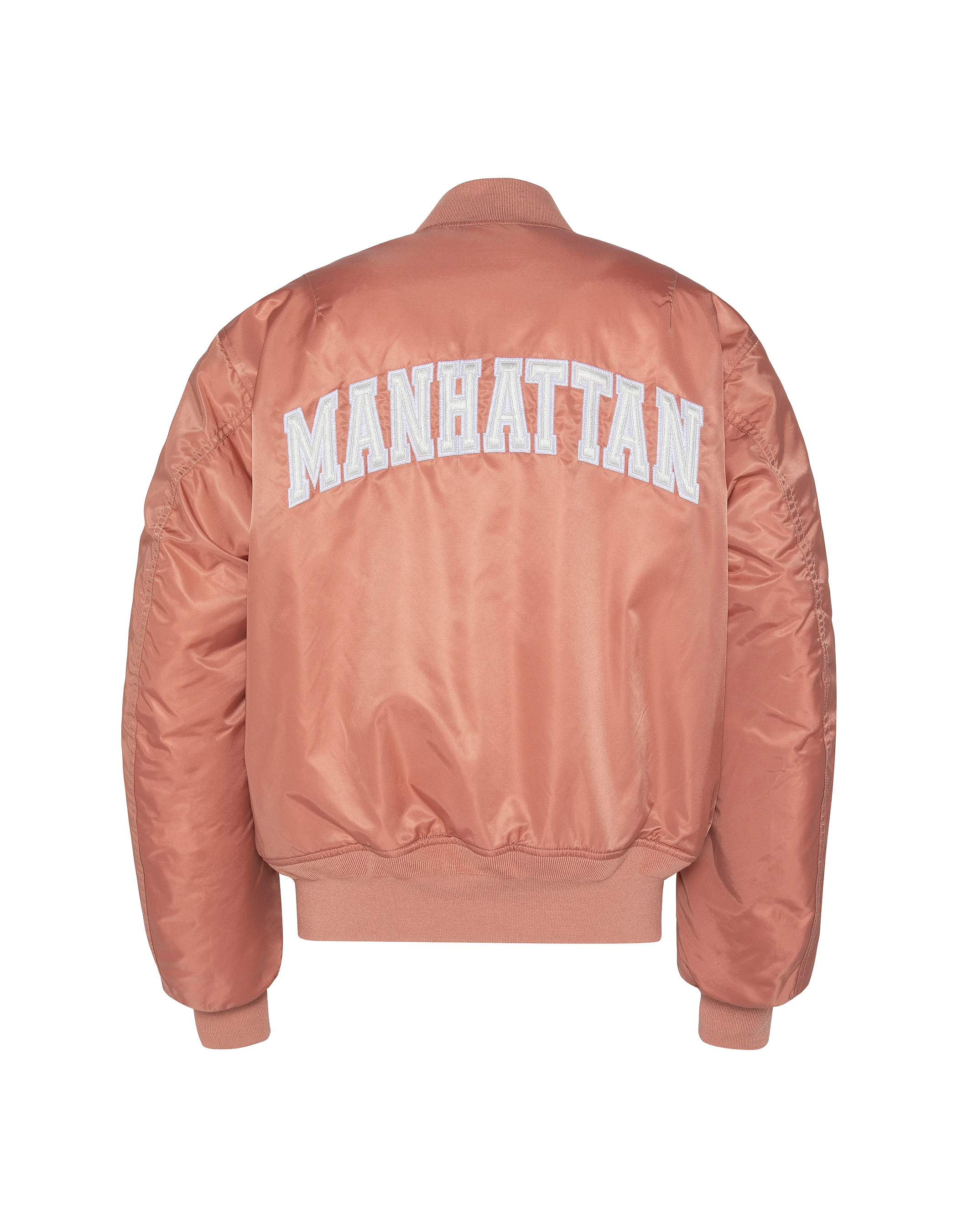 Blouson urban rose poudré oversize-2