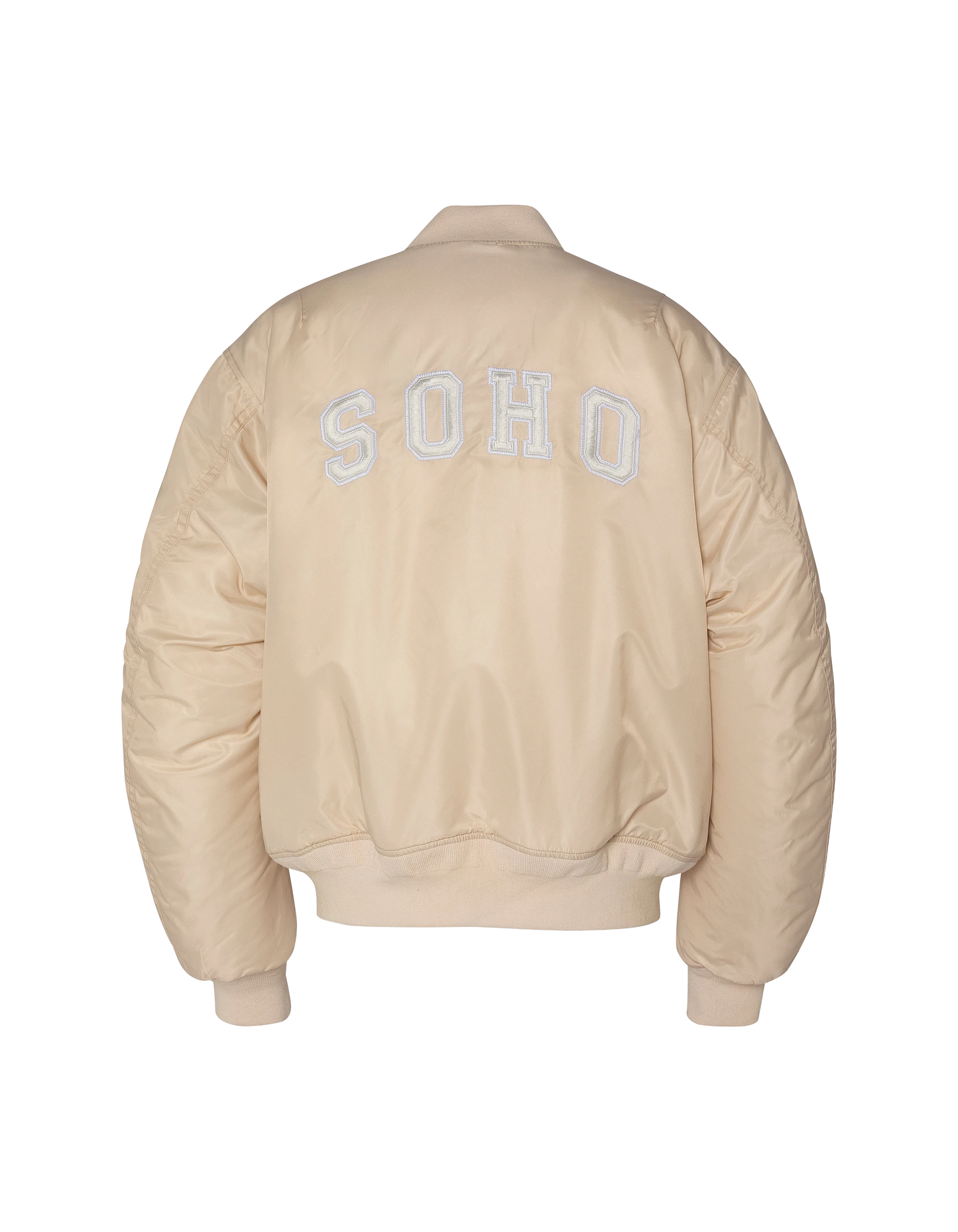 Blouson urban blanc oversize