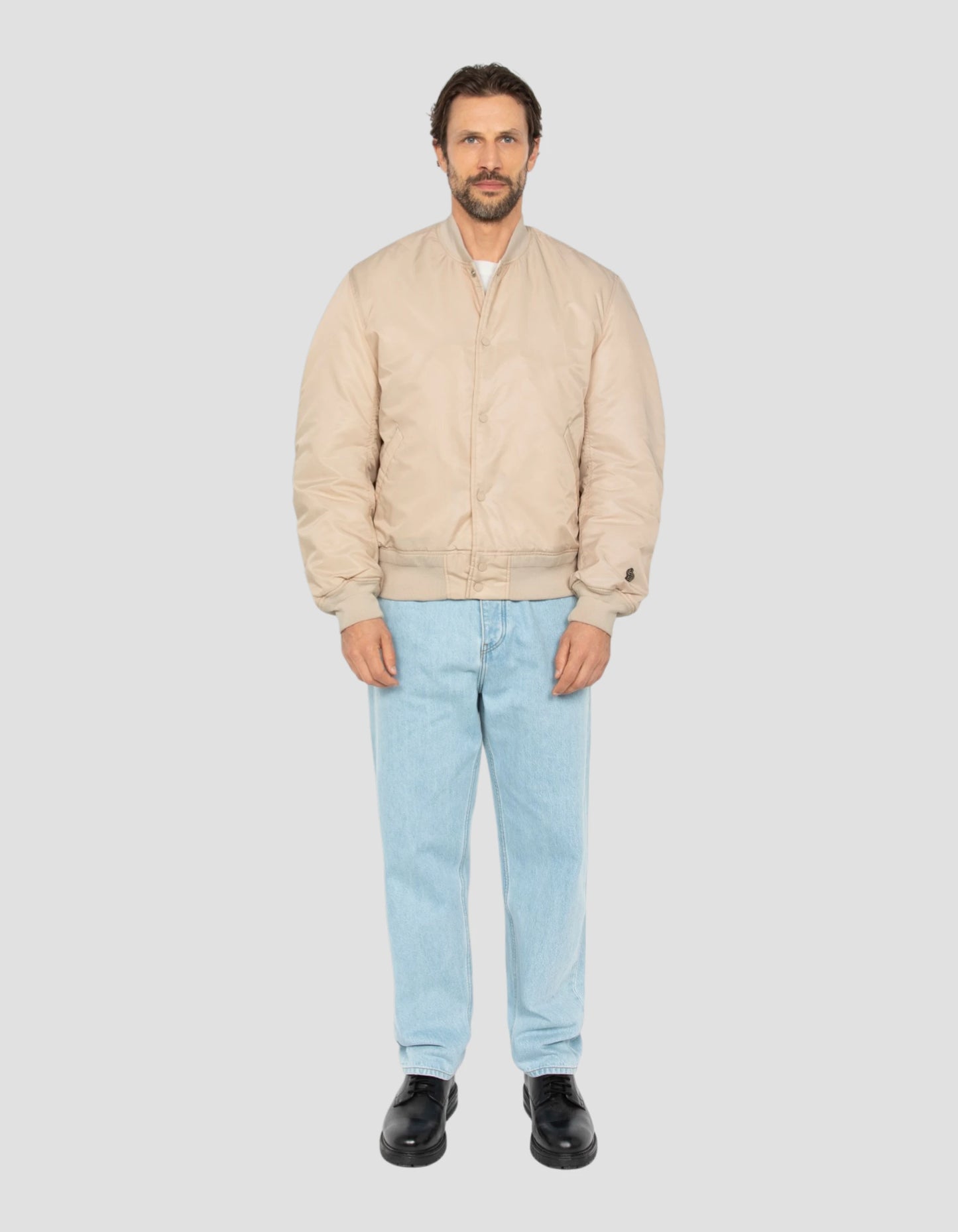 Giacca urbana bianca oversize