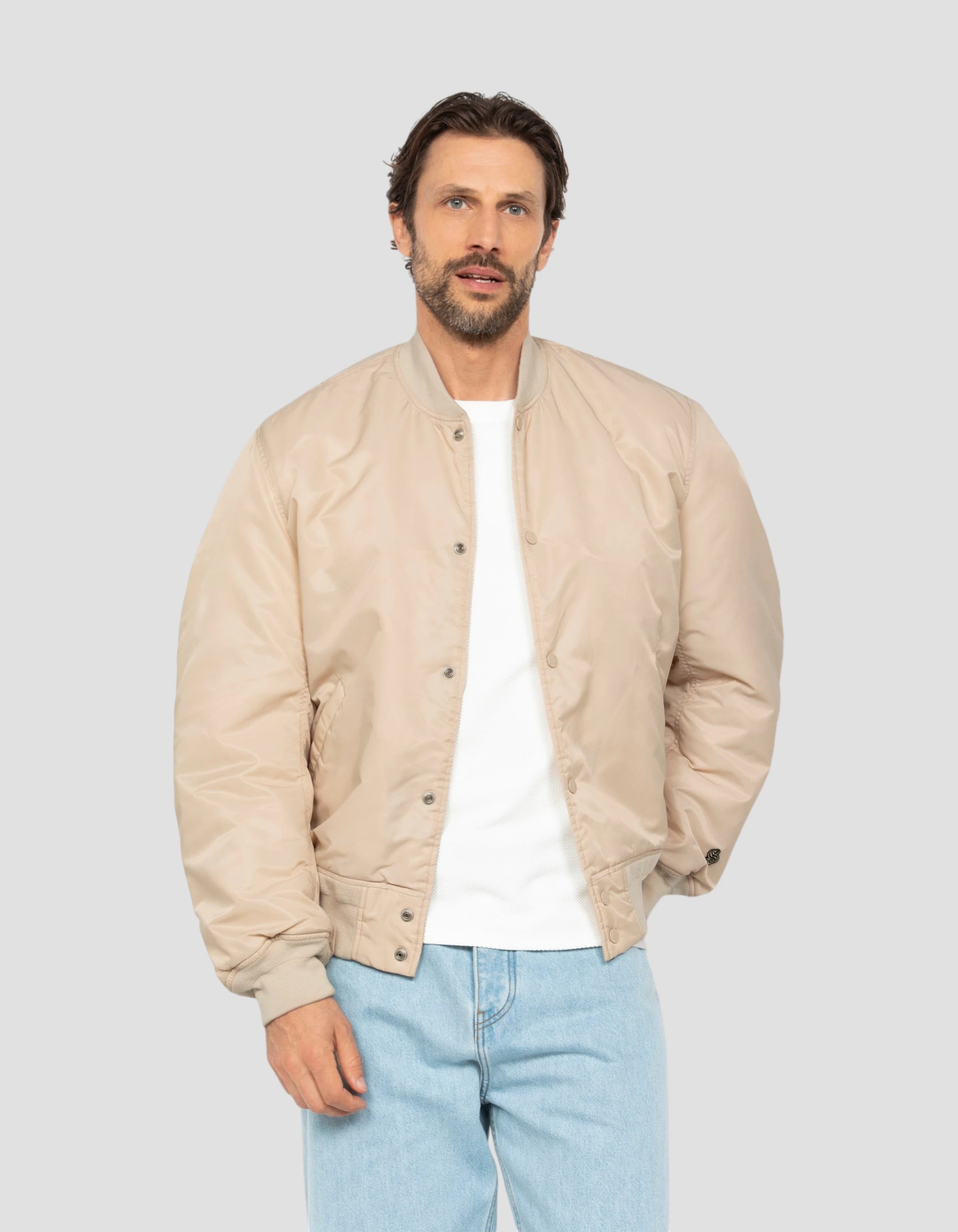 Giacca urbana bianca oversize-4