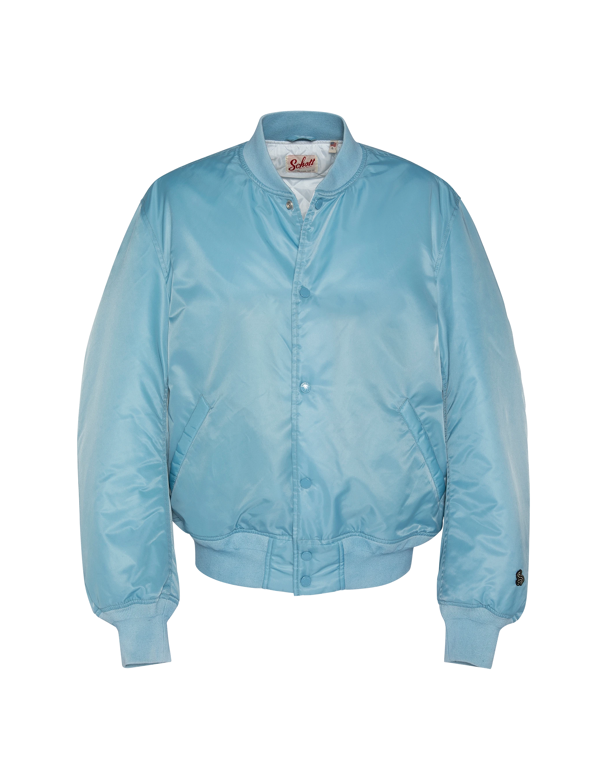 Blouson urban bleu ciel oversize-1