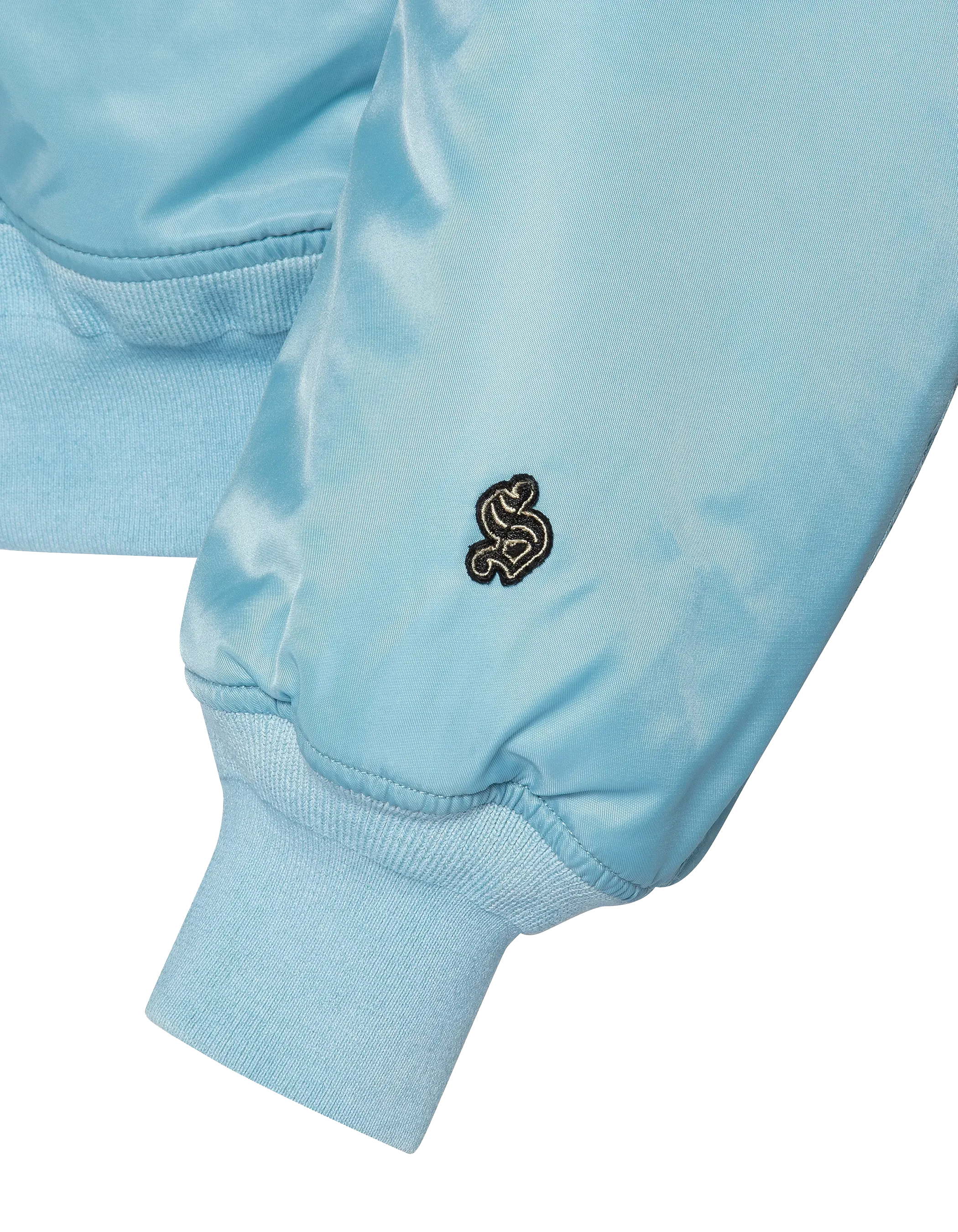 Blouson urban bleu ciel oversize-4