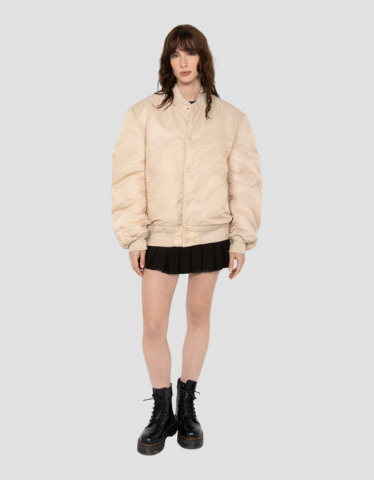 Blouson urban blanc oversize