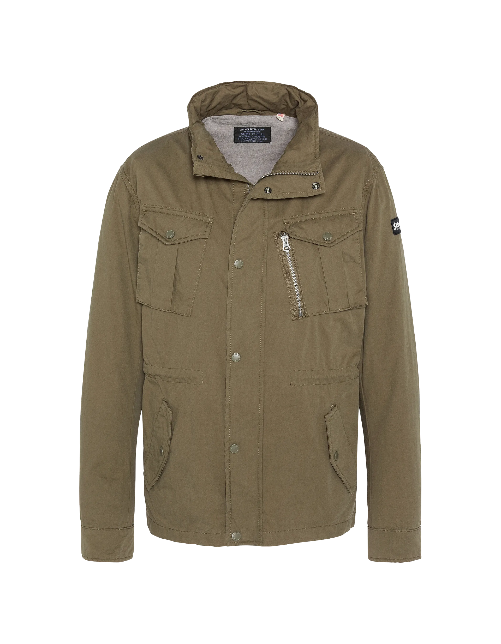 Khaki combat jacket - SQUAD25 | Schott NYC®