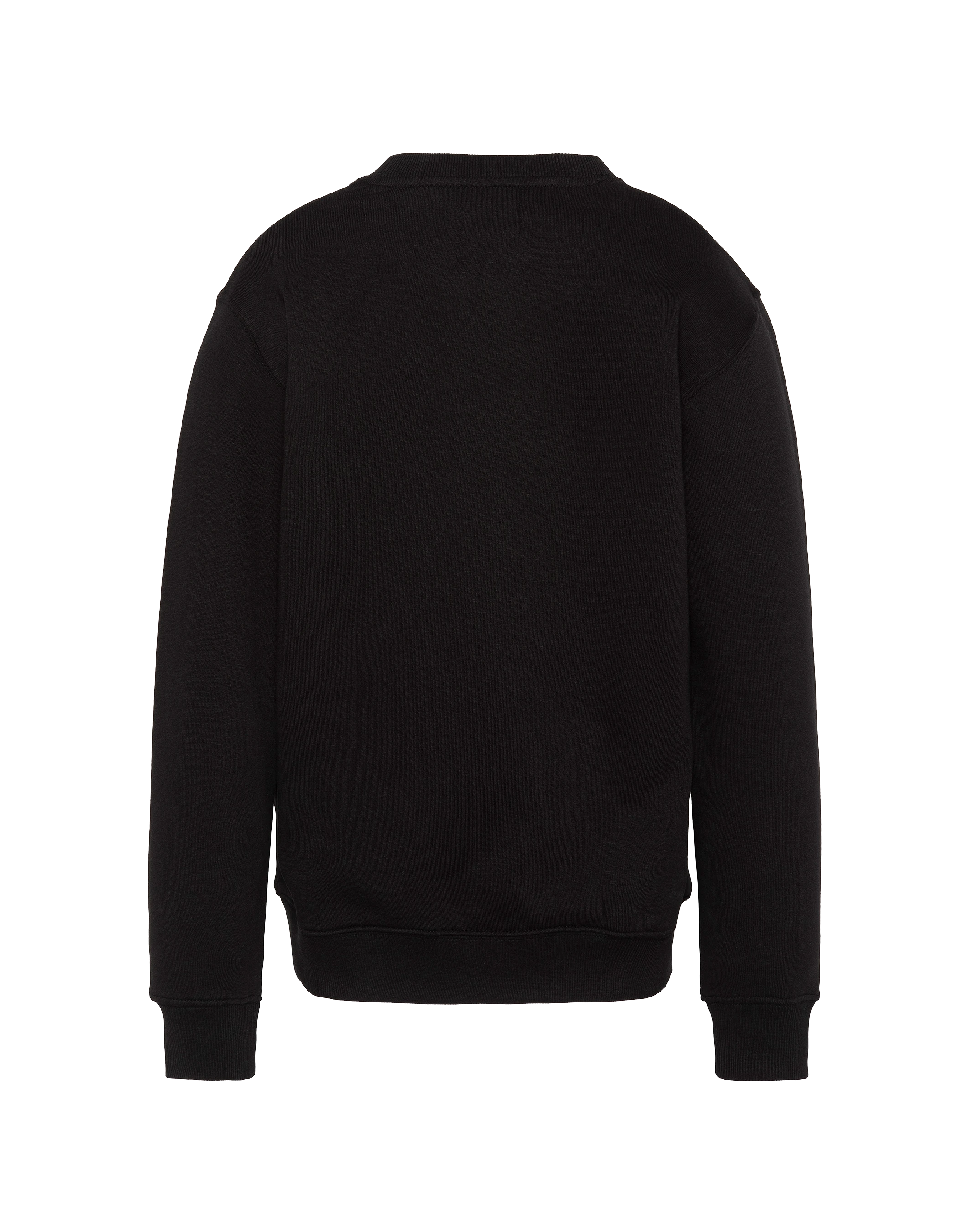 Sweatshirt Black Round Color Kinder-2