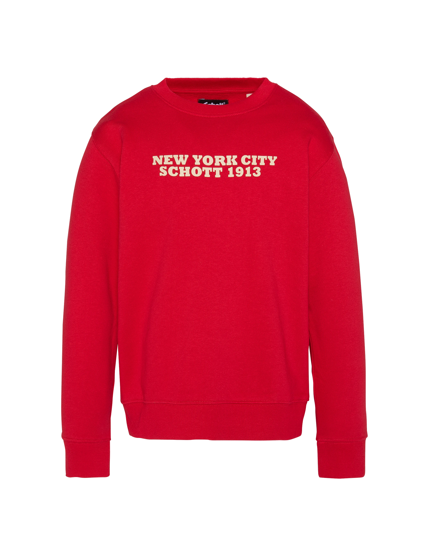 Roter runder Farbdruck Kinder -Sweatshirt