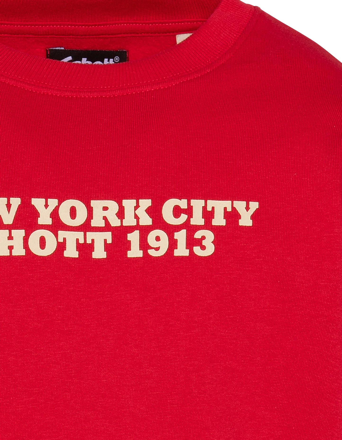 Roter runder Farbdruck Kinder -Sweatshirt