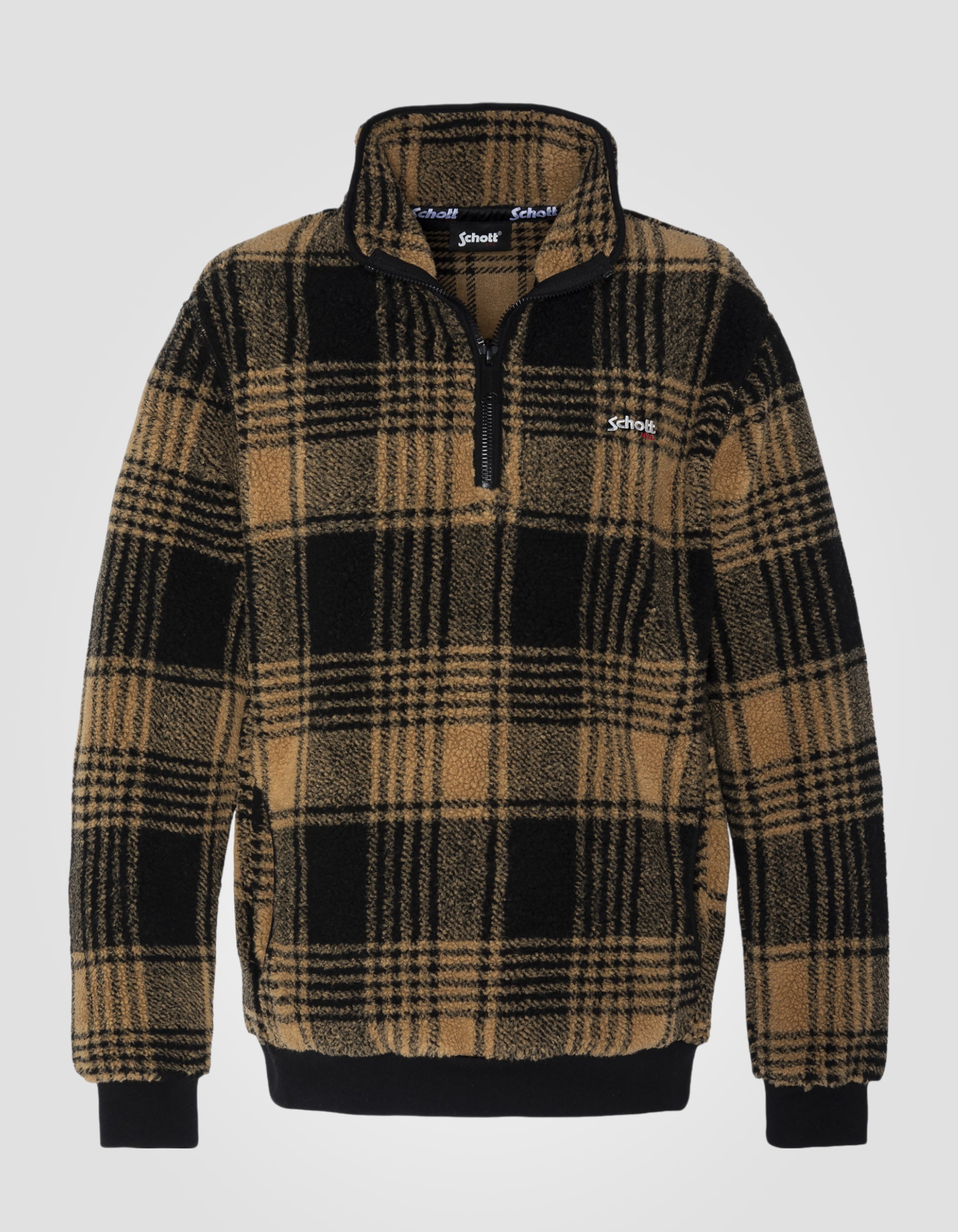 Ocher -in -sherpa Carier Trucker Sweatshirts-2