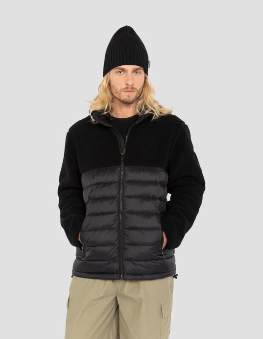 DIA BLACK GIACCHE MATERIALE SHERPA E NYLON CUDDY