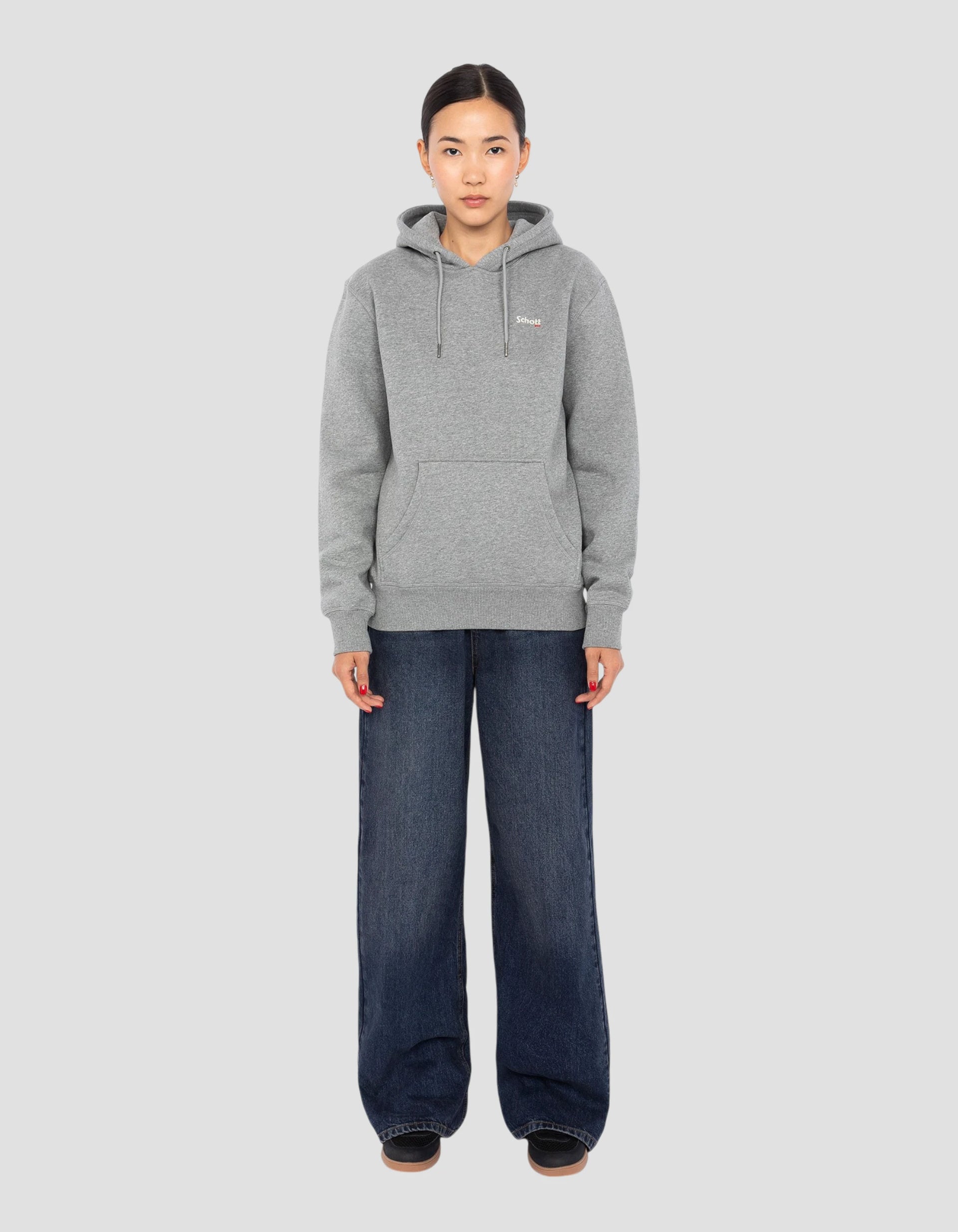 Chinese gray chopper with thick fleece - swcasual2W | Schott NYC®