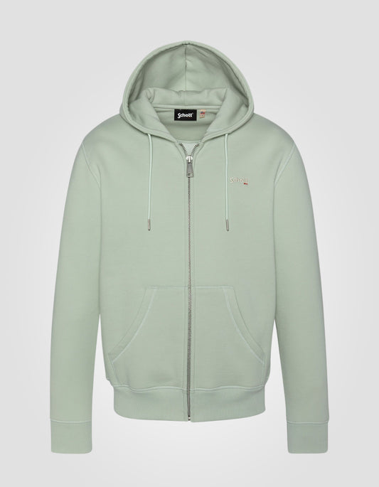 Felpa con cappuccio con zip