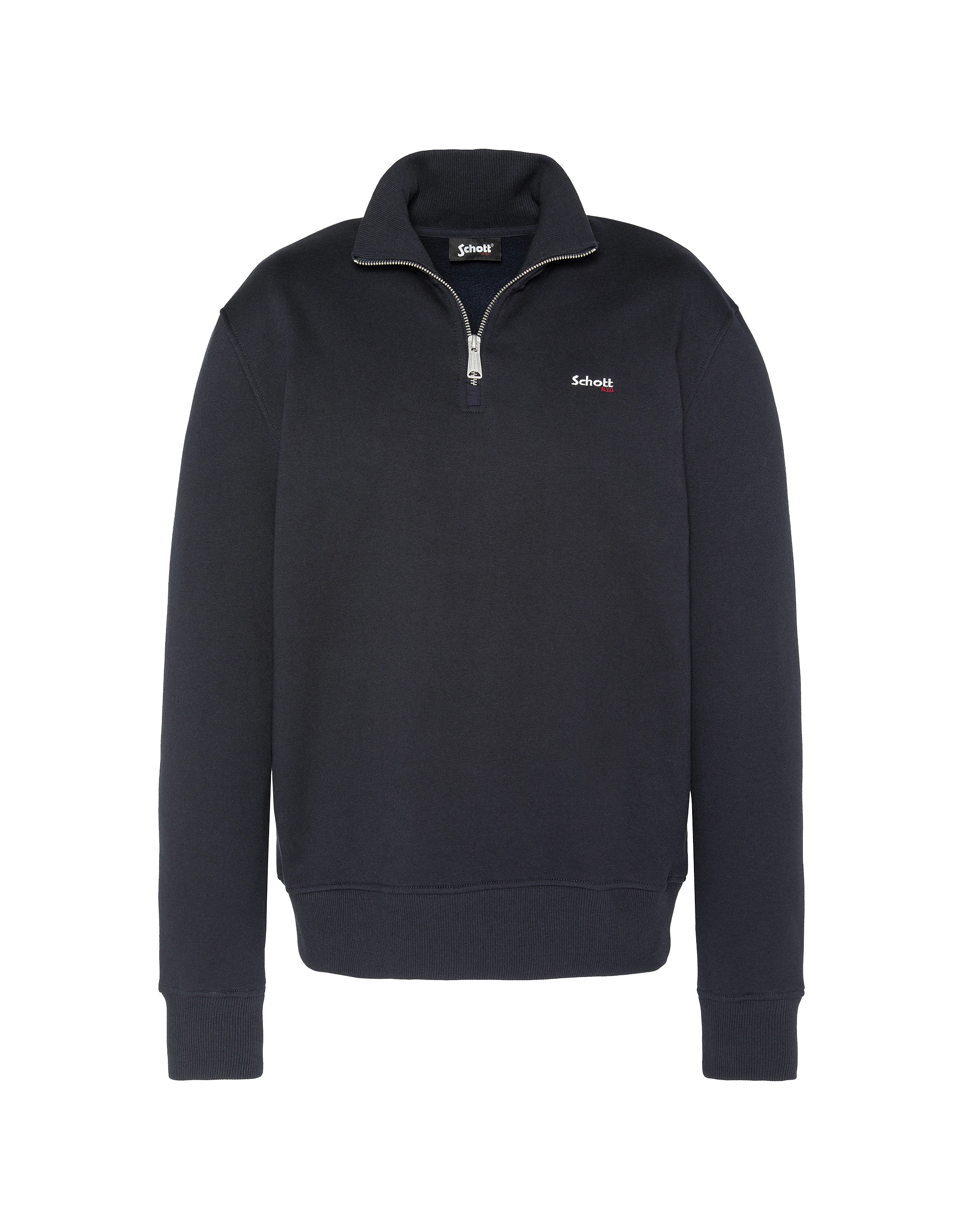 Spaccata blu color camionista in pile spessa-2