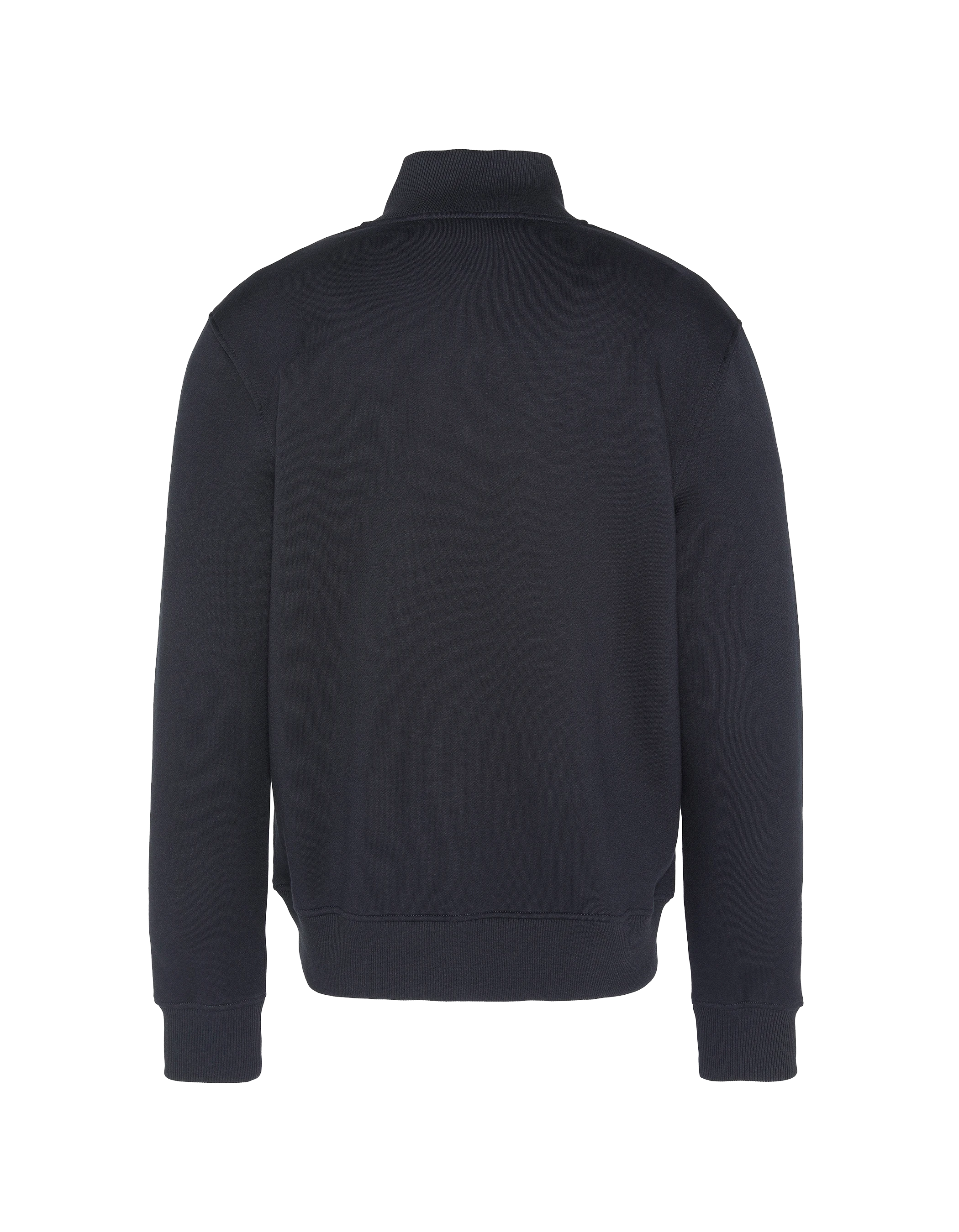 Spaccata blu color camionista in pile spessa-6