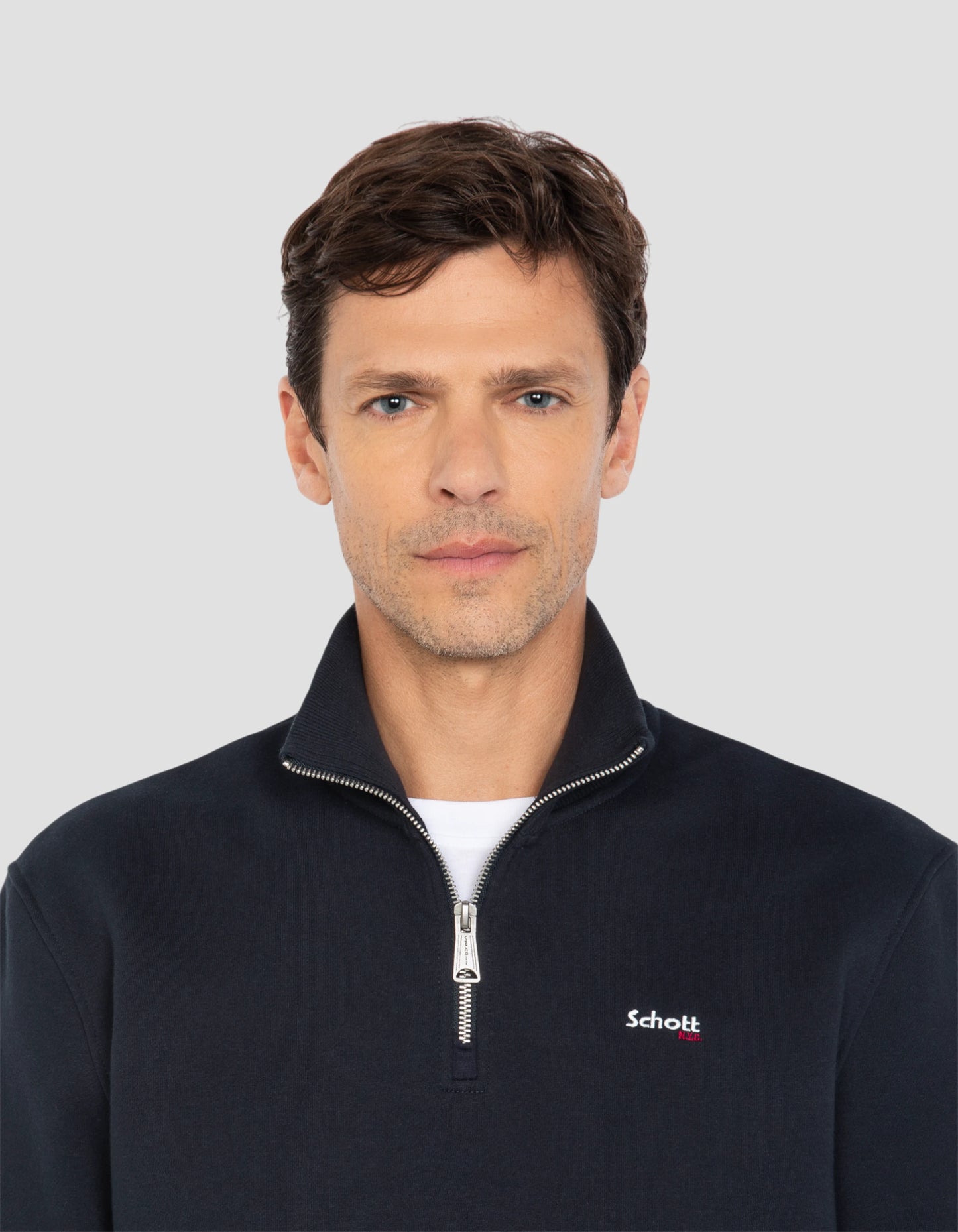 Spaccata blu color camionista in pile spessa