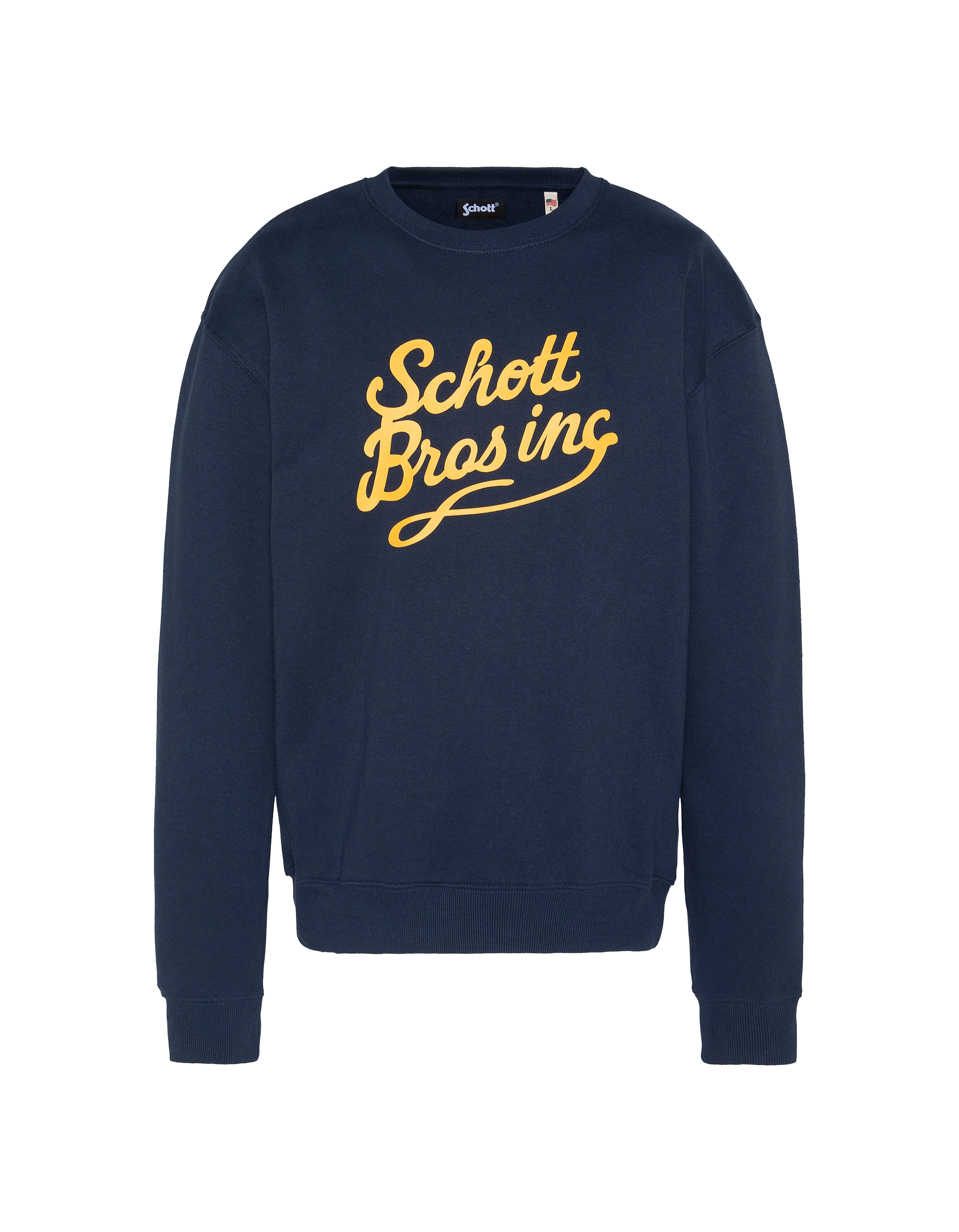 Spacca blu navy stampato round col-1