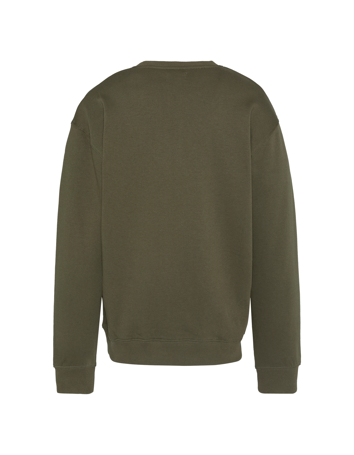 Sudadera de color caqui estampado ejército redon