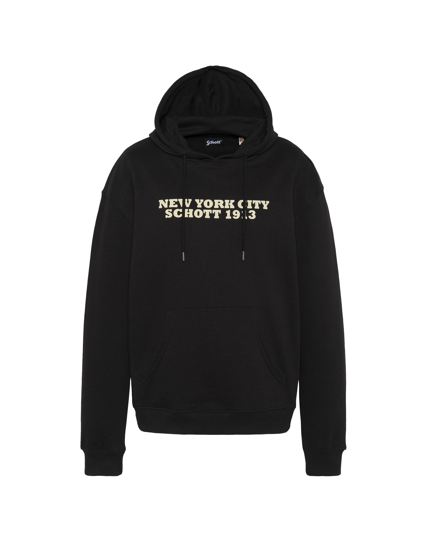 Spaccata con cappuccio nero