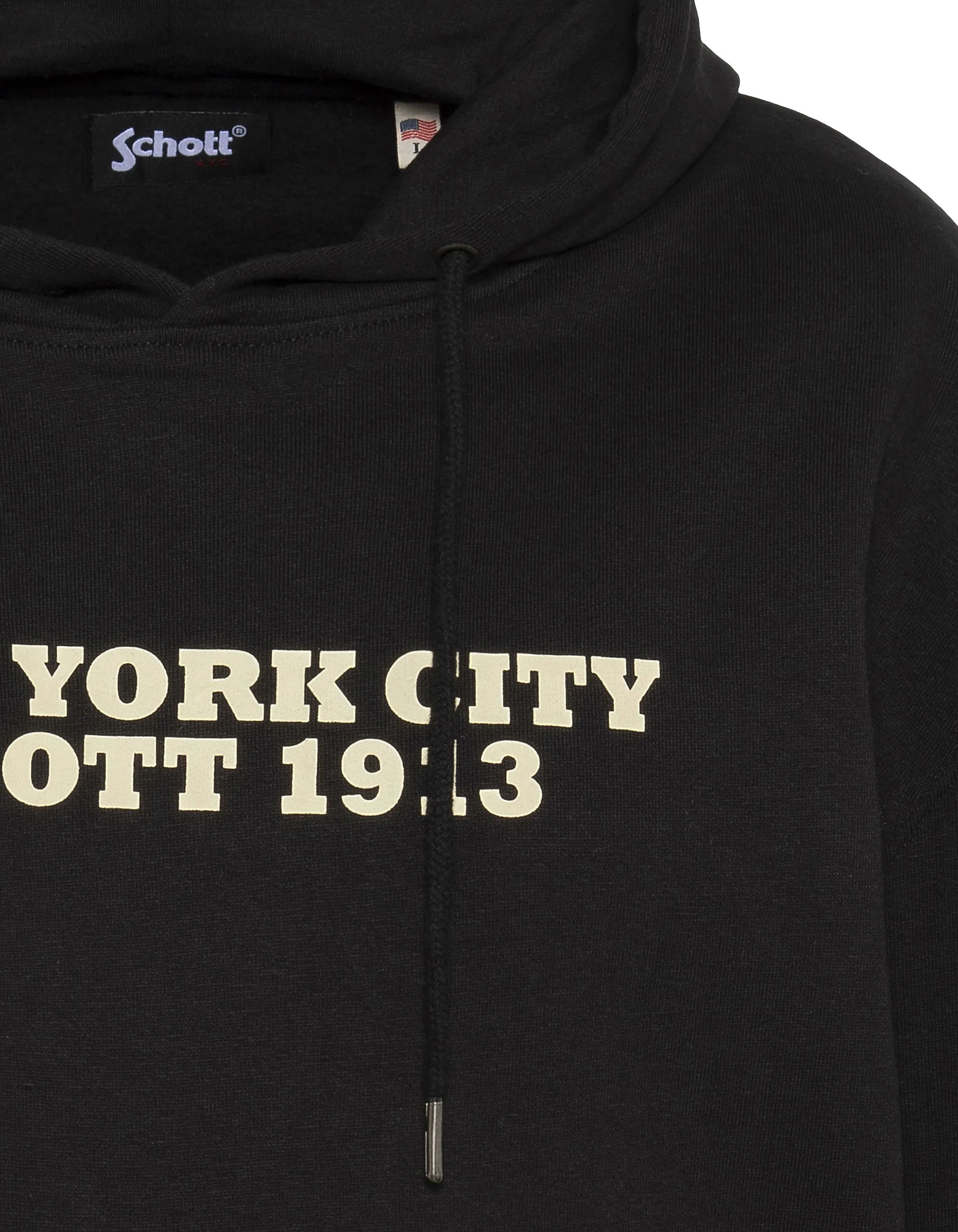 Spaccata con cappuccio nero-3