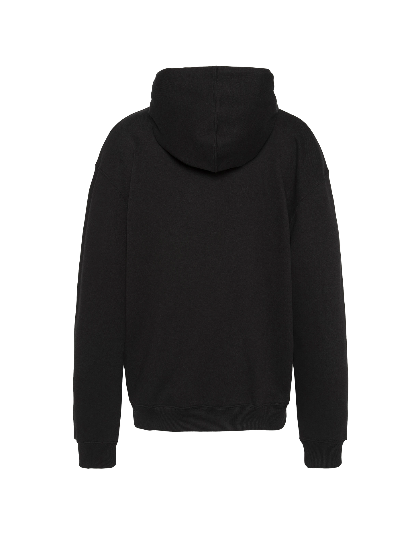 Spaccata con cappuccio nero