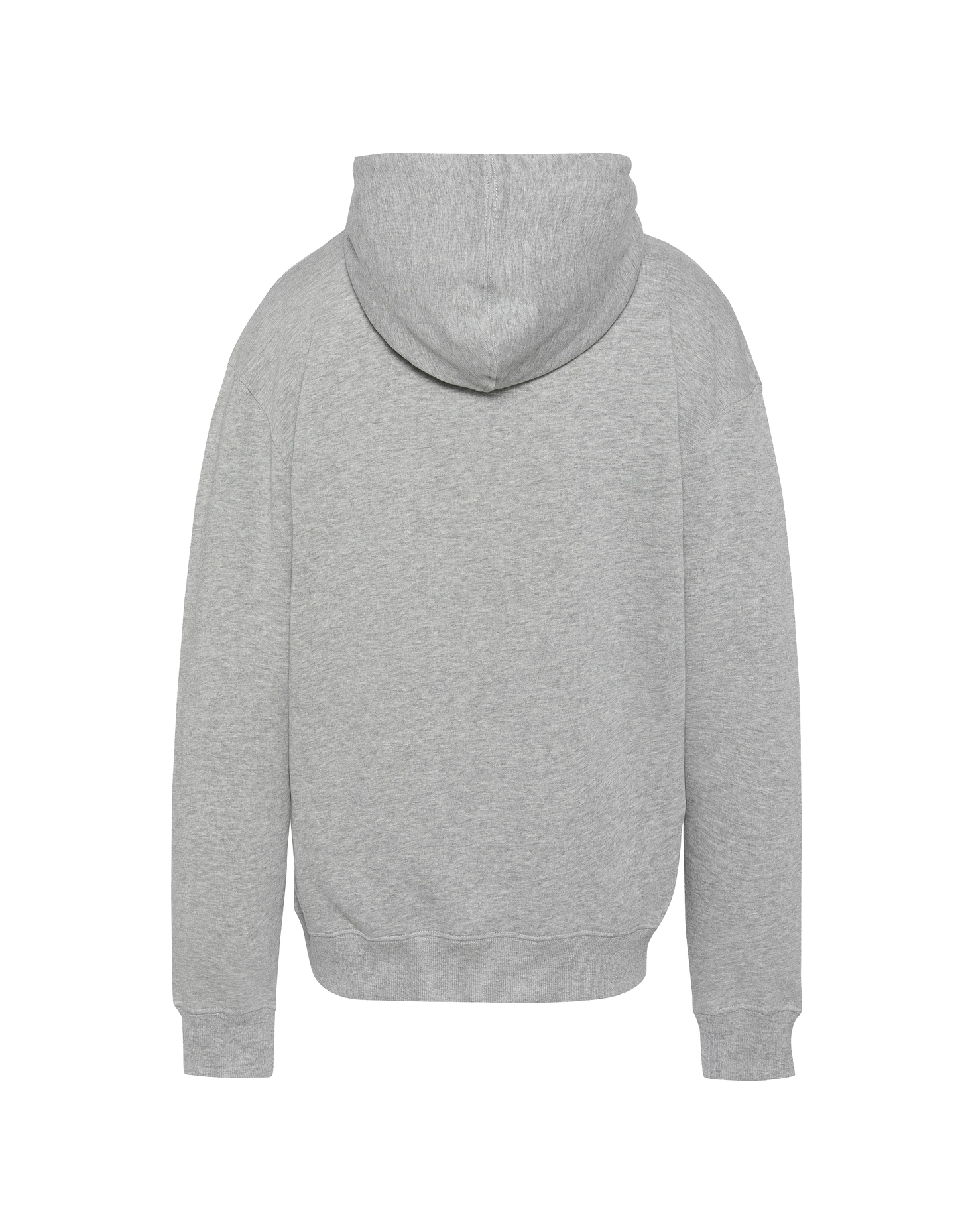 Felpa grigia grigia con cappuccio