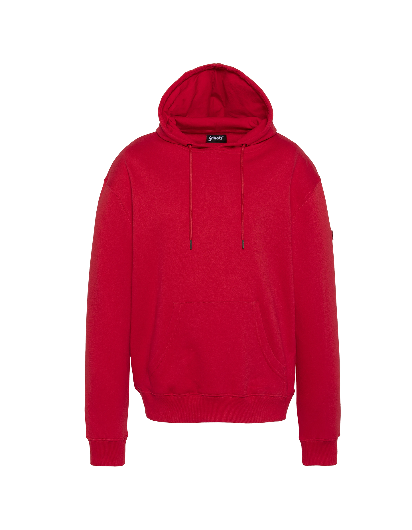 Spaccata con cappuccio rosso con cappuccio