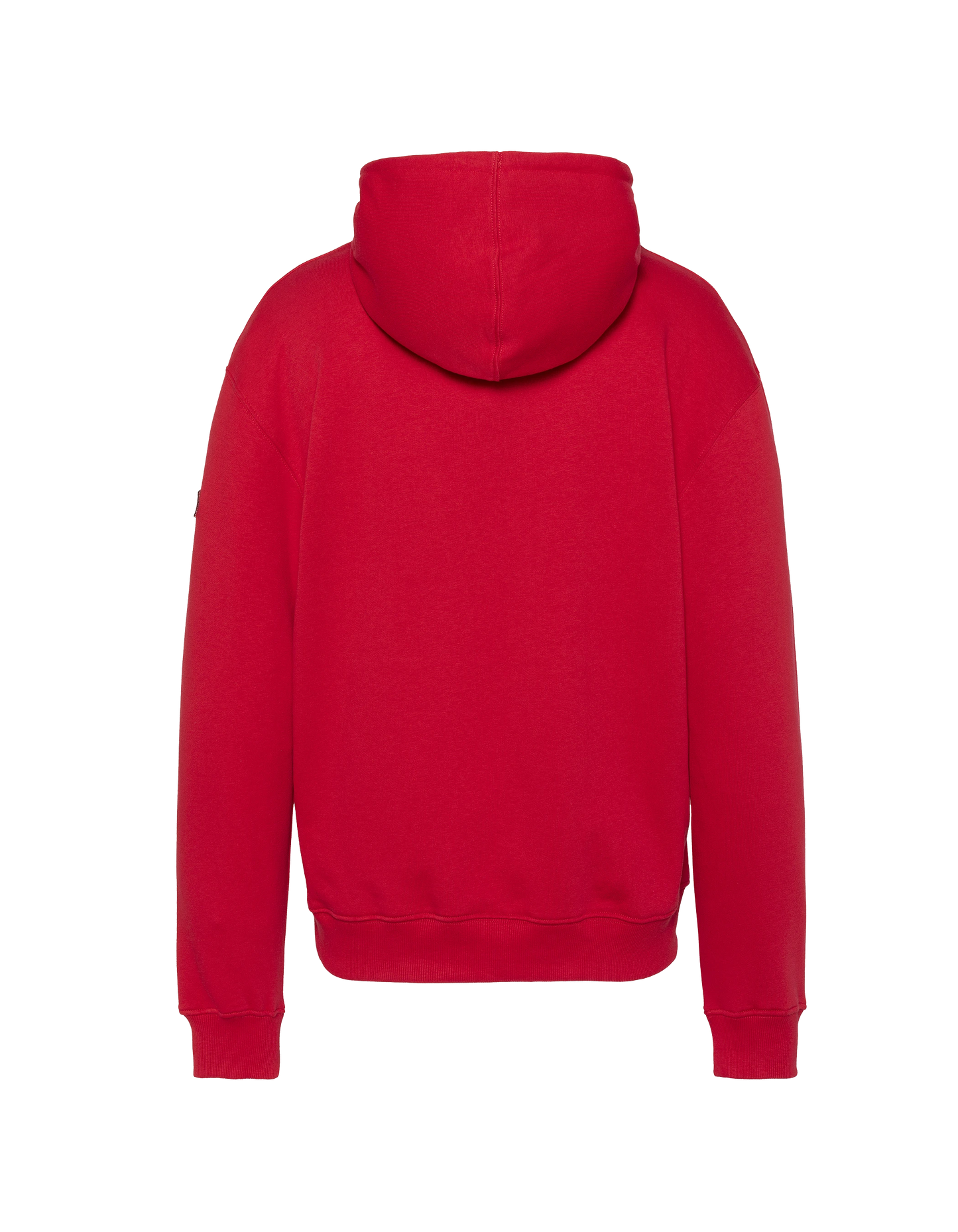 Spaccata con cappuccio rosso con cappuccio