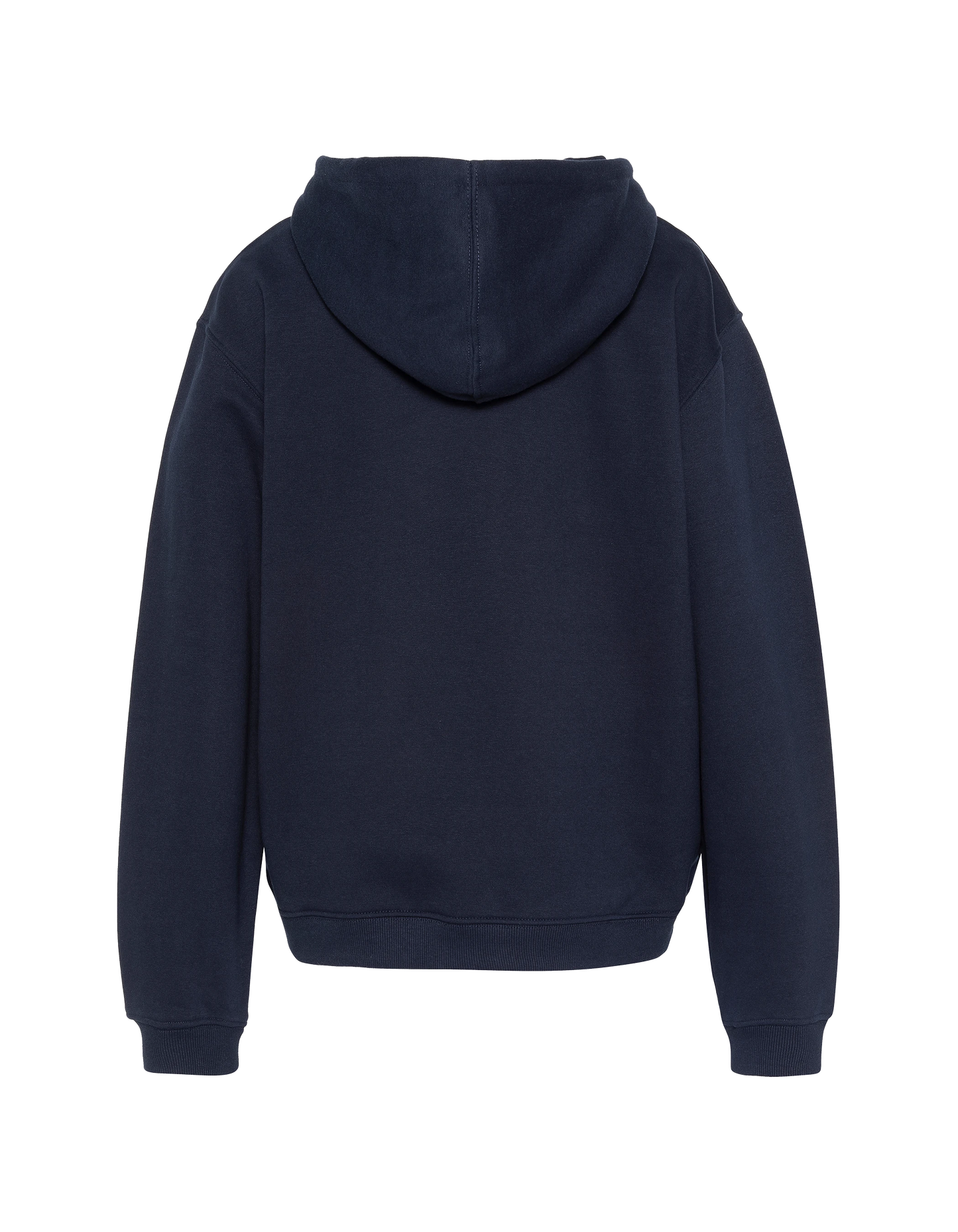 Sweatshirt bleu marine à capuche avec broderie cœur