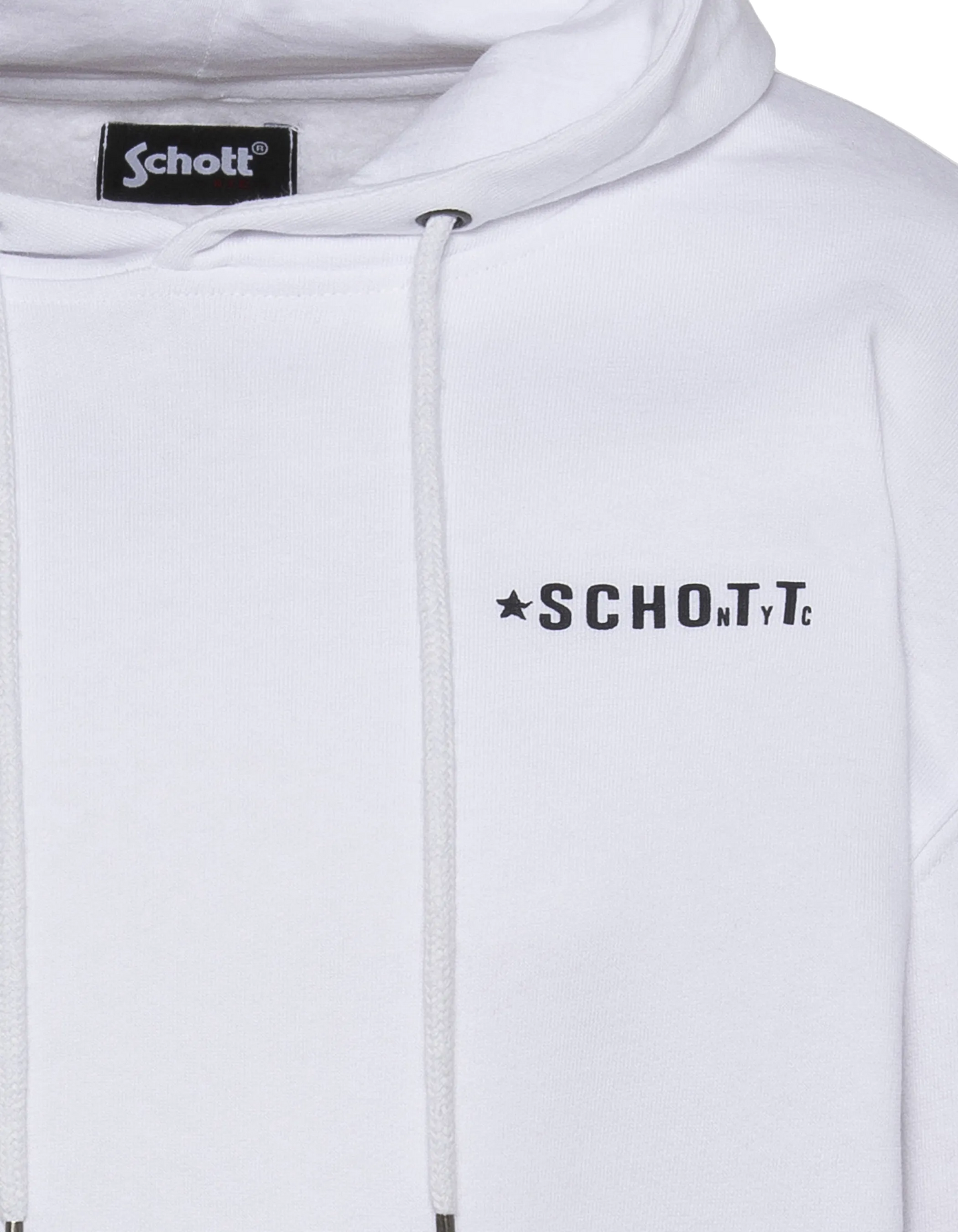 Spaccata bianca USA con cappuccio