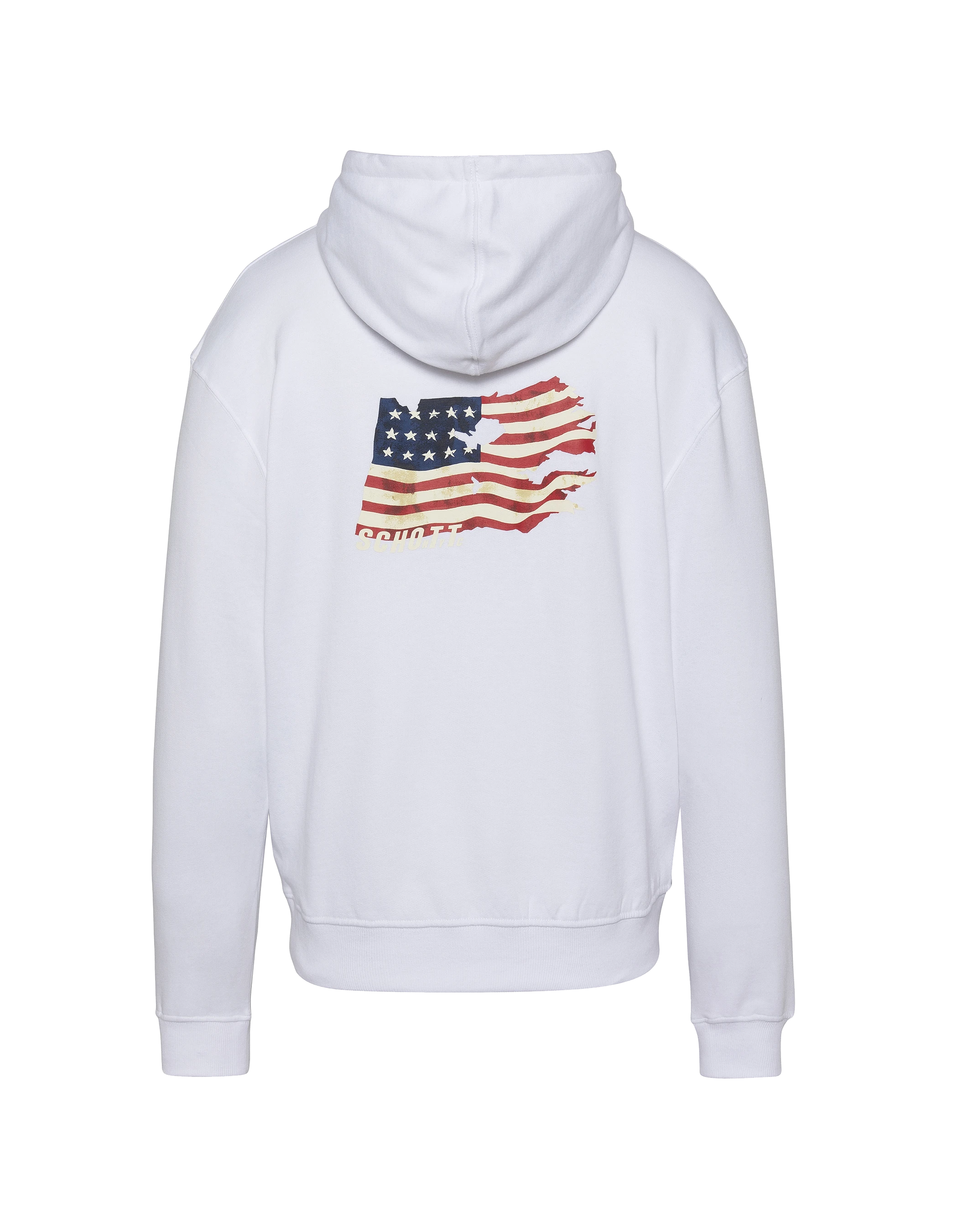 Spaccata bianca USA con cappuccio-2