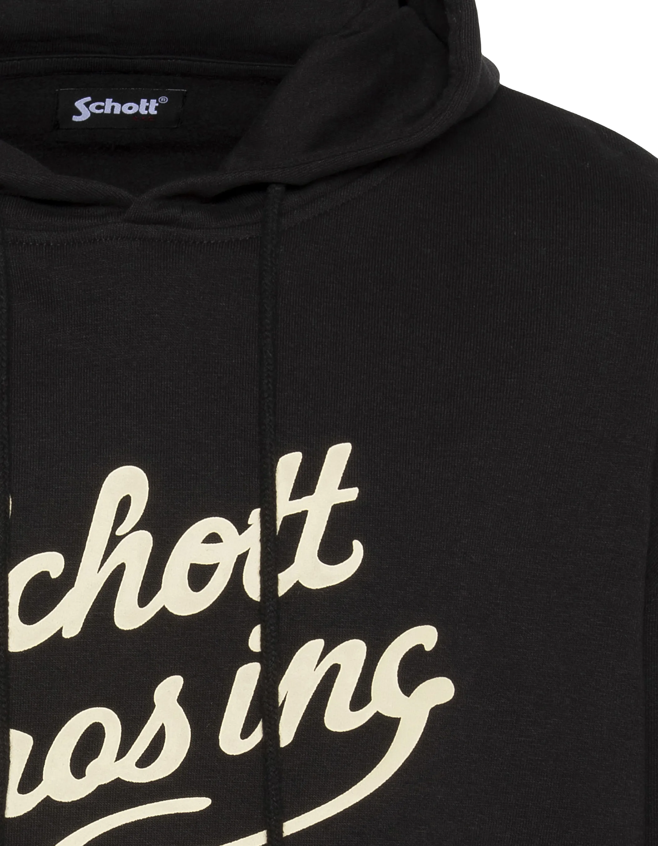 Cappuccio nero stampato-3