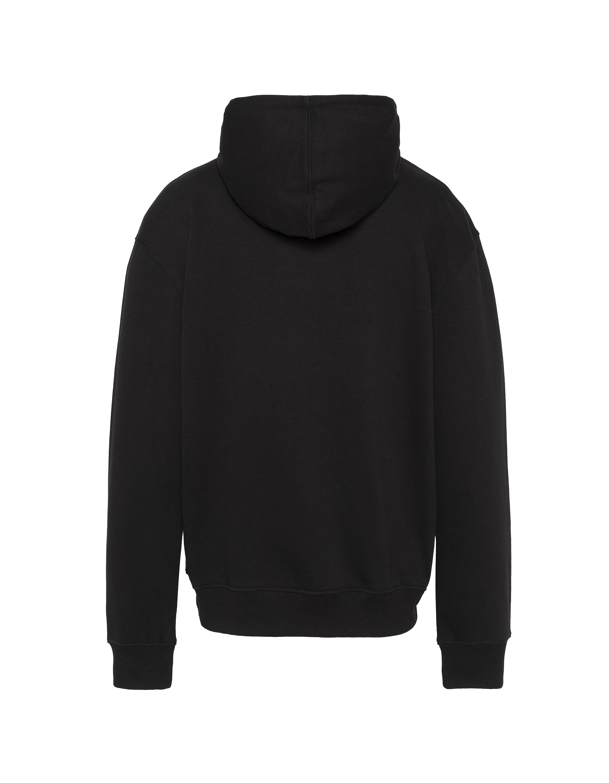 Cappuccio nero stampato-2