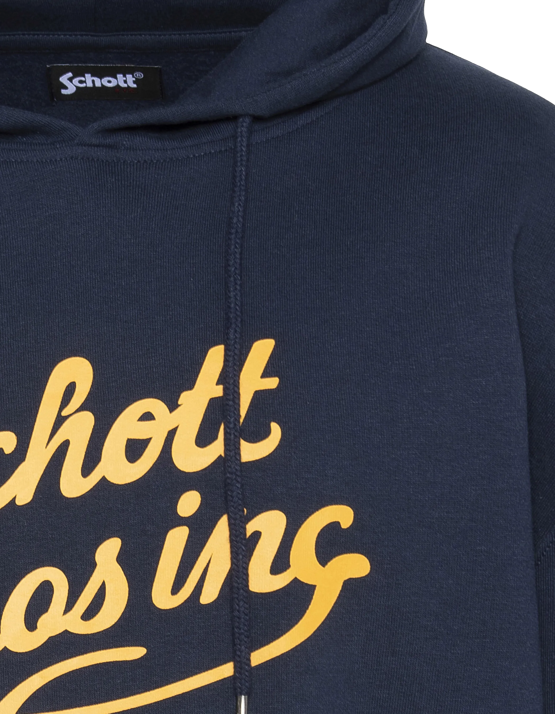 Cappuccio blu navy stampato-3