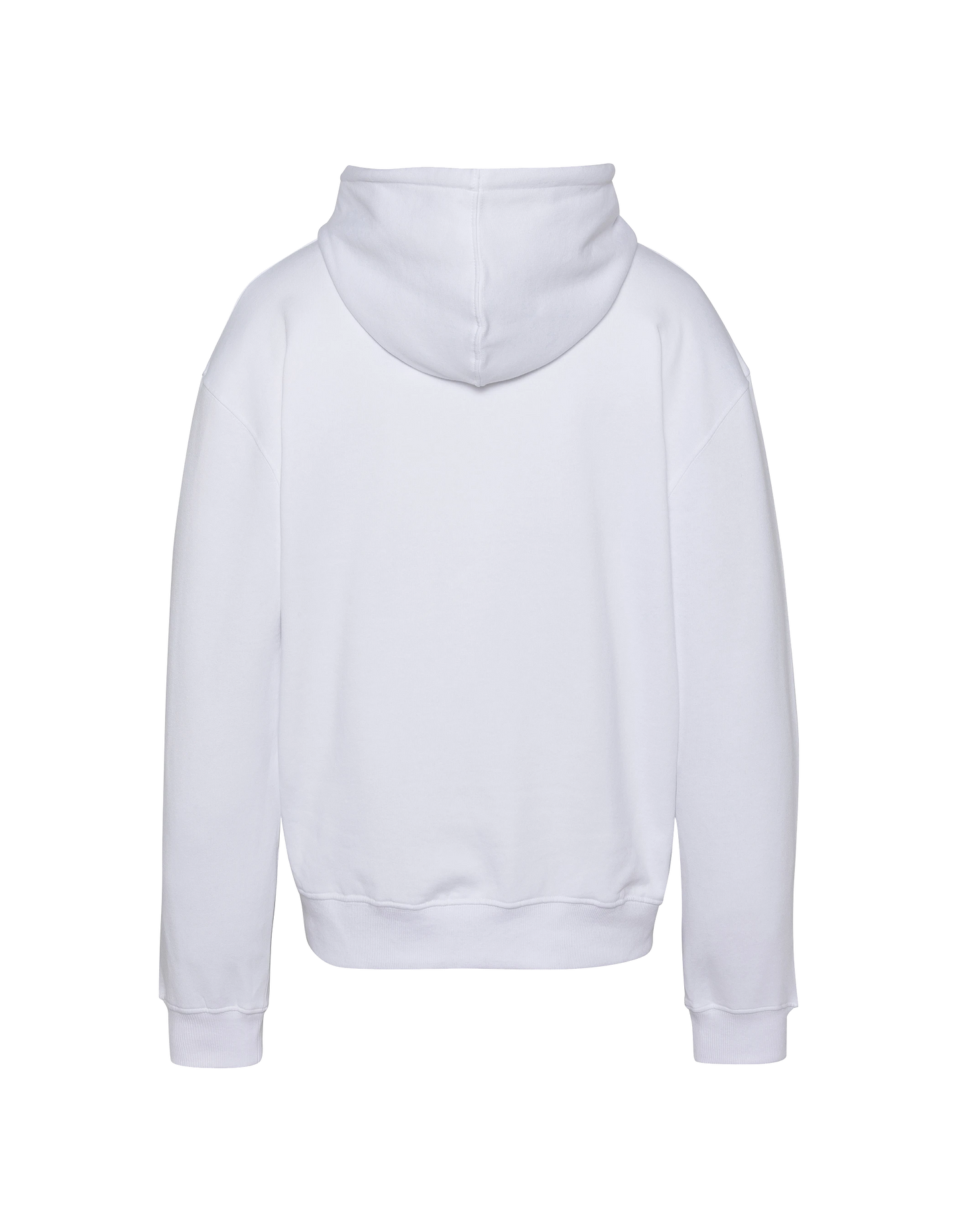 Cappuccio bianco stampato