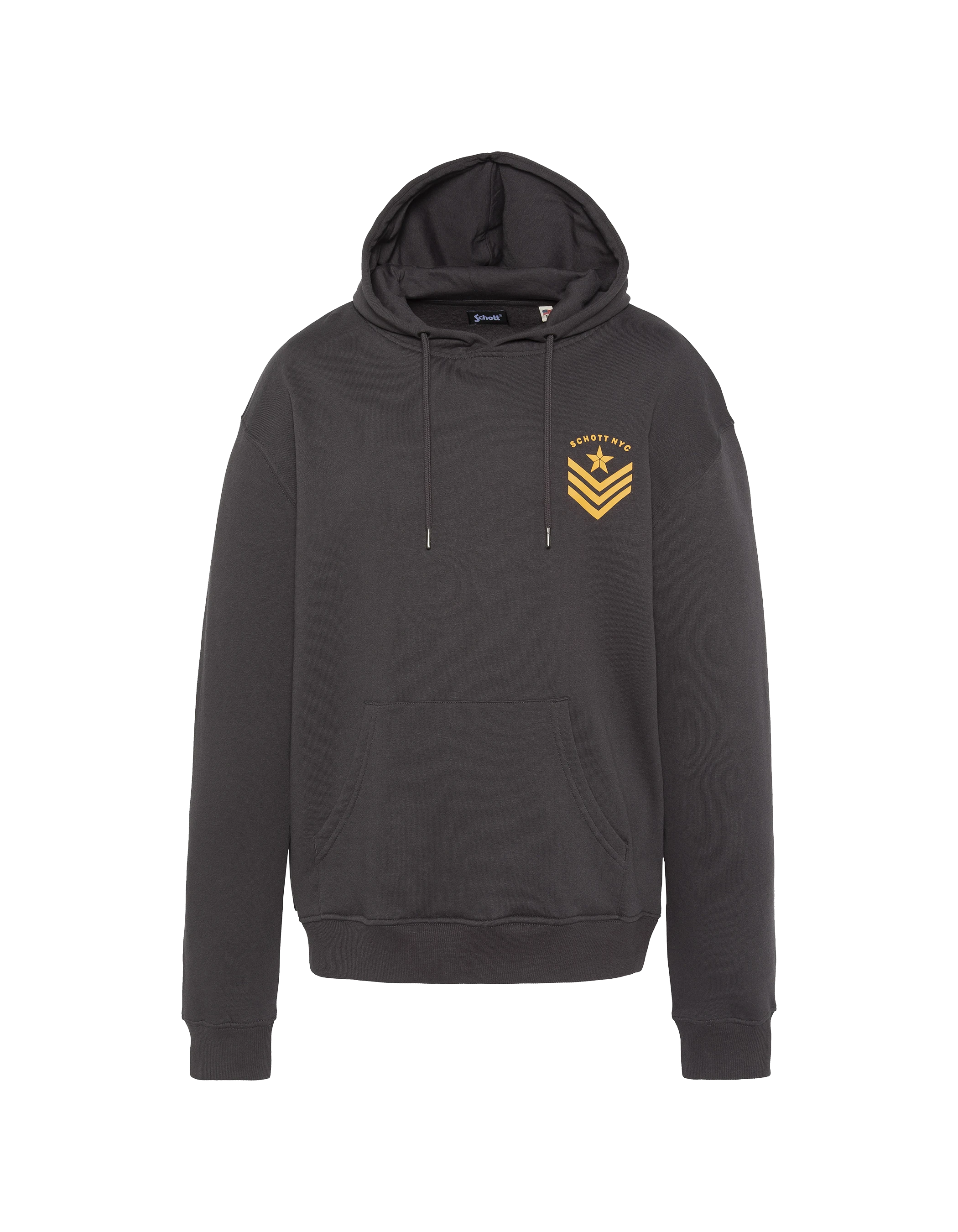 Army anthracite hooded sweatshirt-1