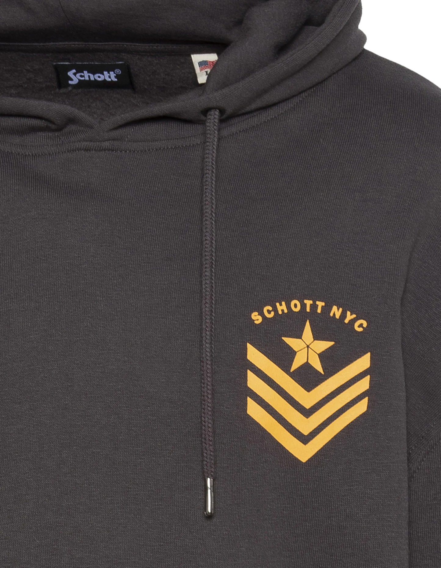 Army anthracite hooded sweatshirt