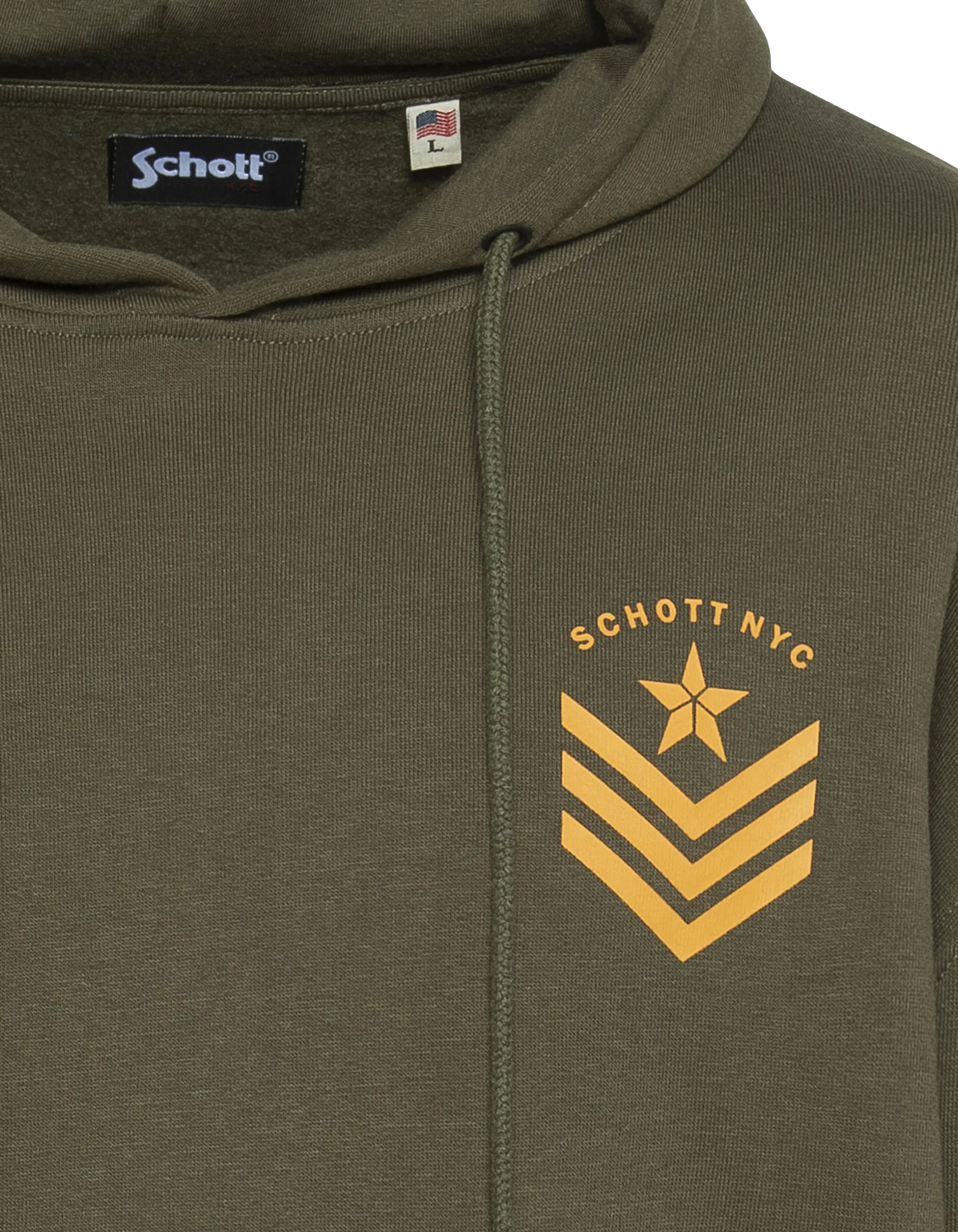 Hood Khaki stampato dell'esercito-3