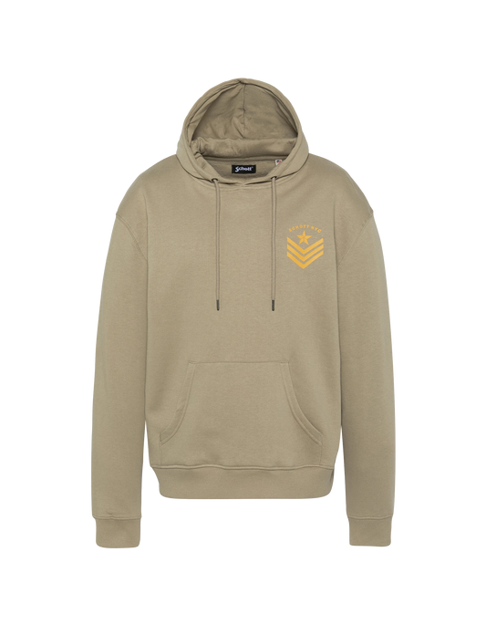 Sudadera de pecho impreso en el ejército